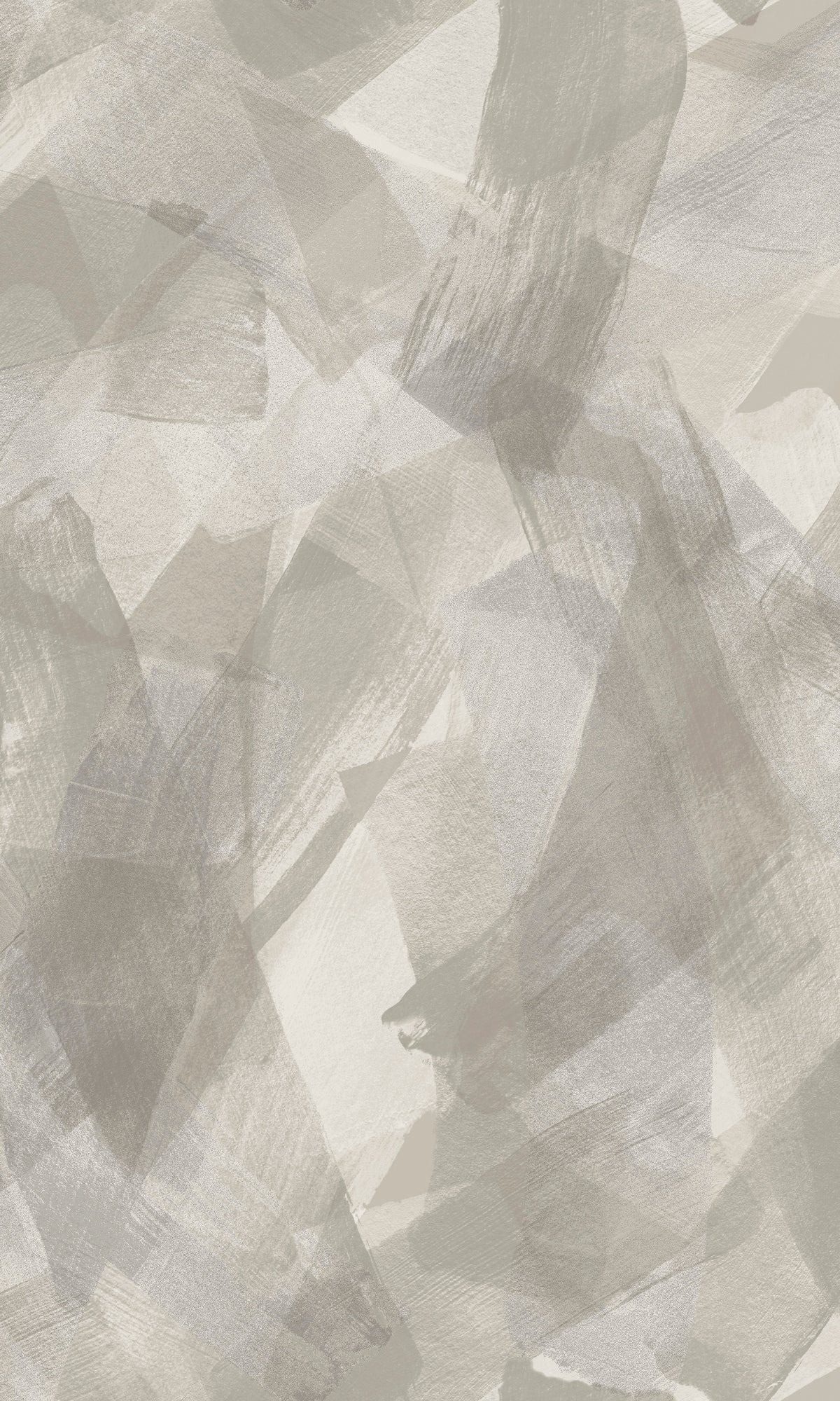 Bold Grey Dove Sweeping Brushstrokes Modern Wallpaper R8932