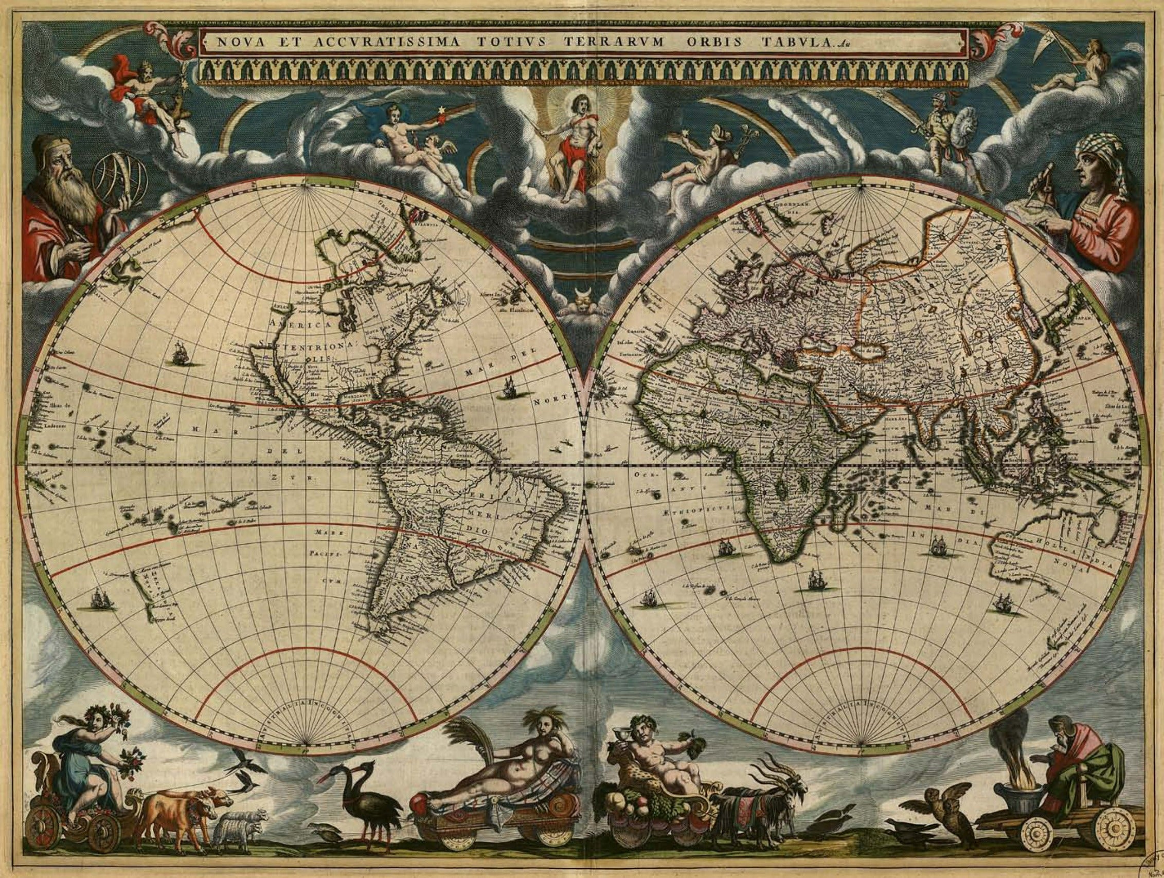 Vintage Historic World Map Decorative Mural Wallpaper M9168 for Home Decoration