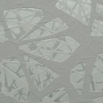 Stylish Grey S43712 Overlay with Metallic Effect