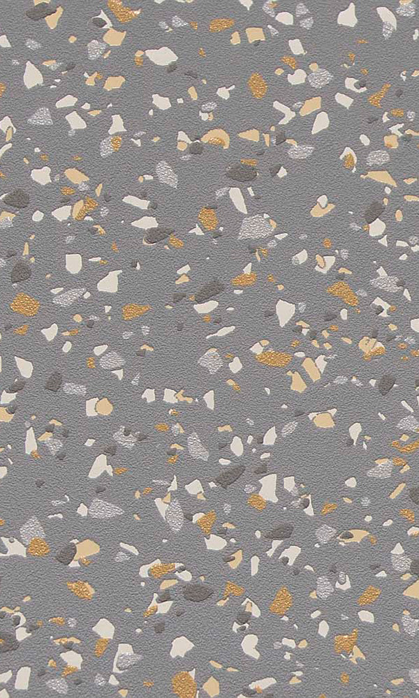 Abstract Grey Wallpaper with Cake Sprinkles - Design R6057