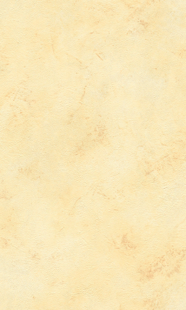 Sunrise Yellow Textured Faux Concrete Wallpaper with Metallic Accents R6570