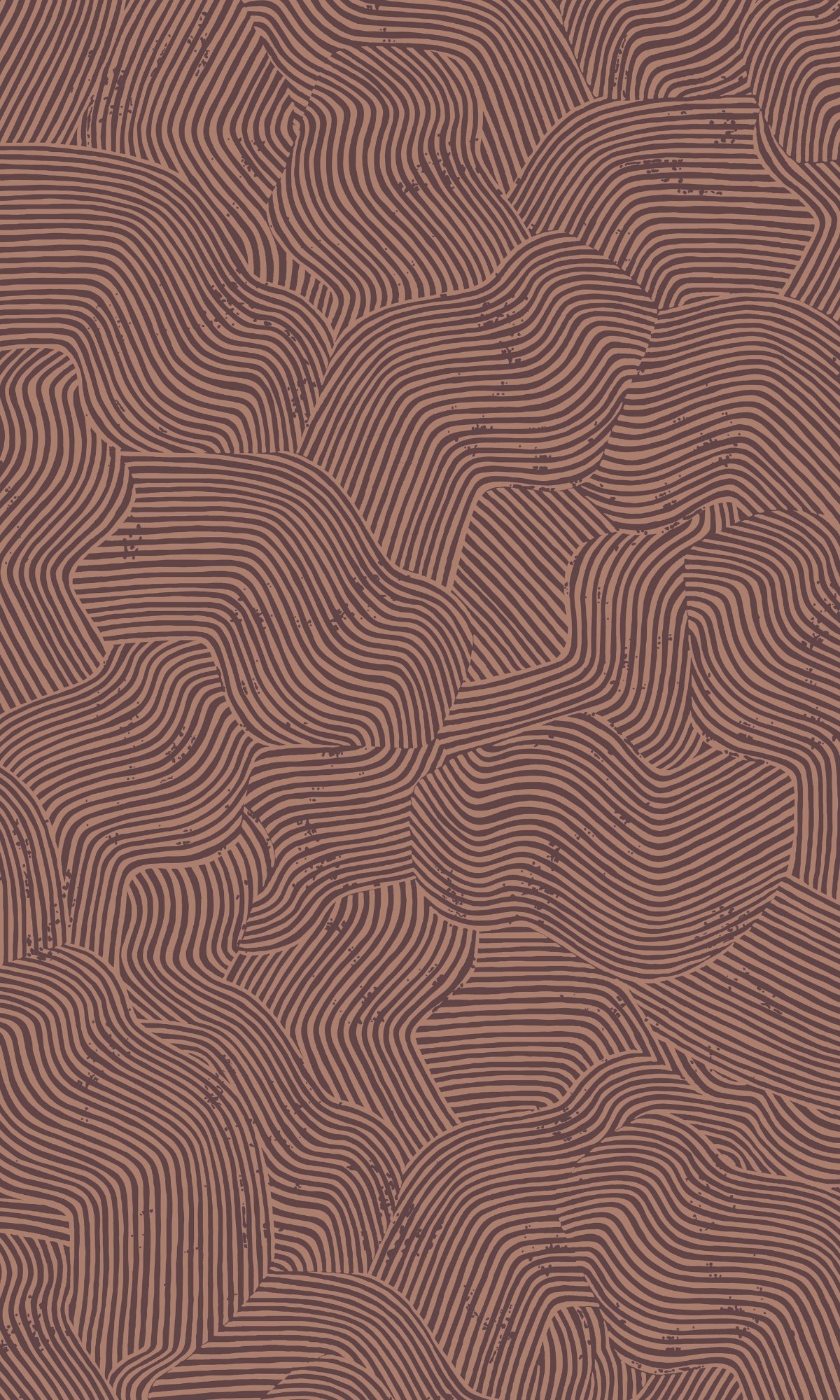 Stylish Bordeaux Abstract Geometric Wave Wallpaper R9108 for Modern Living