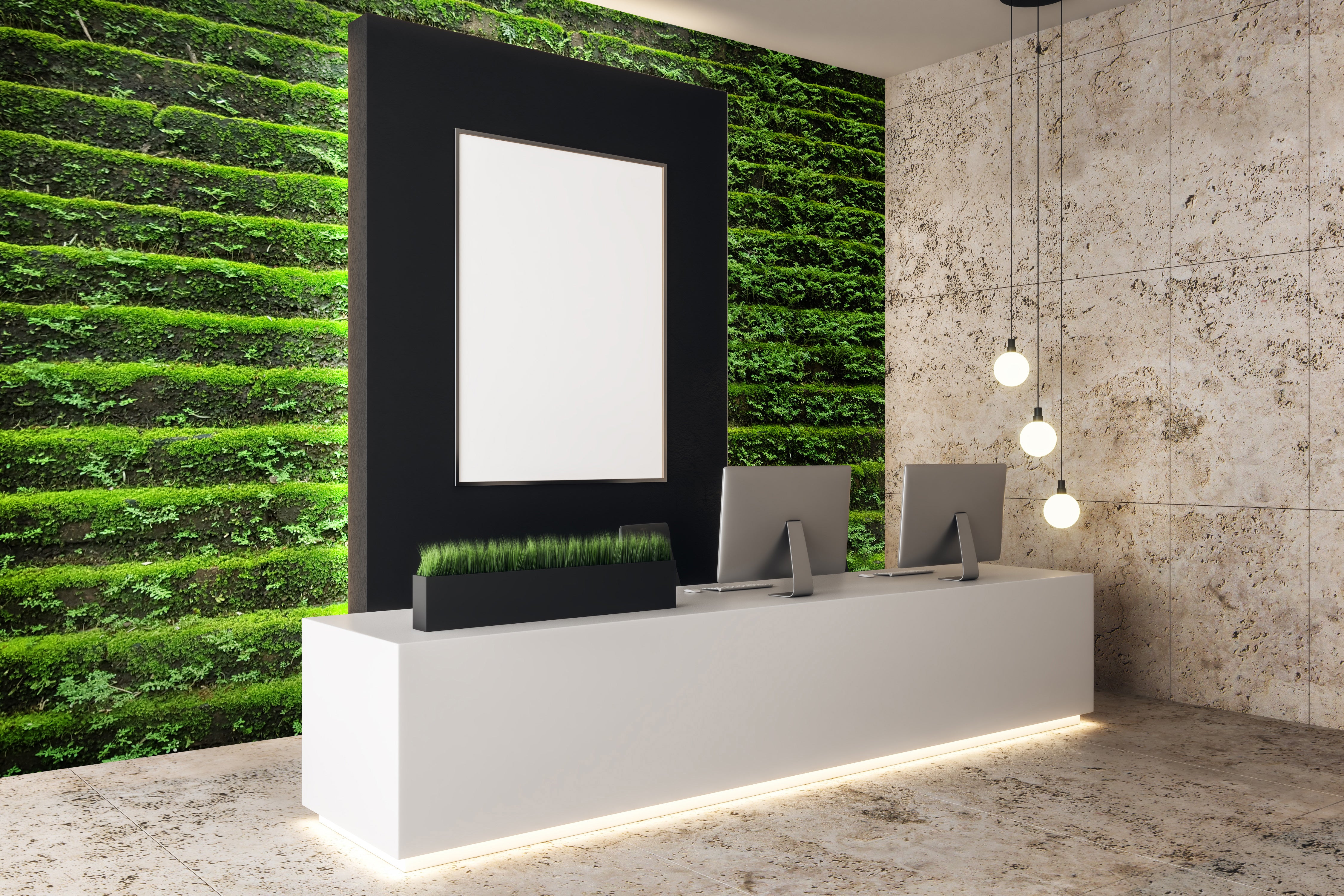 Nature-Inspired Green Ancient Steps Mural Wallpaper M9574