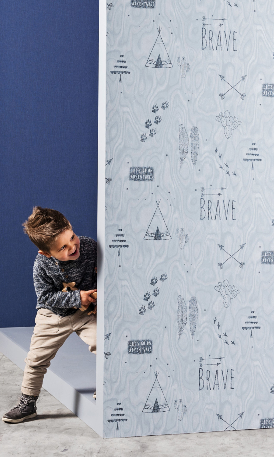 Cactus Hut Geometric Wallpaper Design R5456