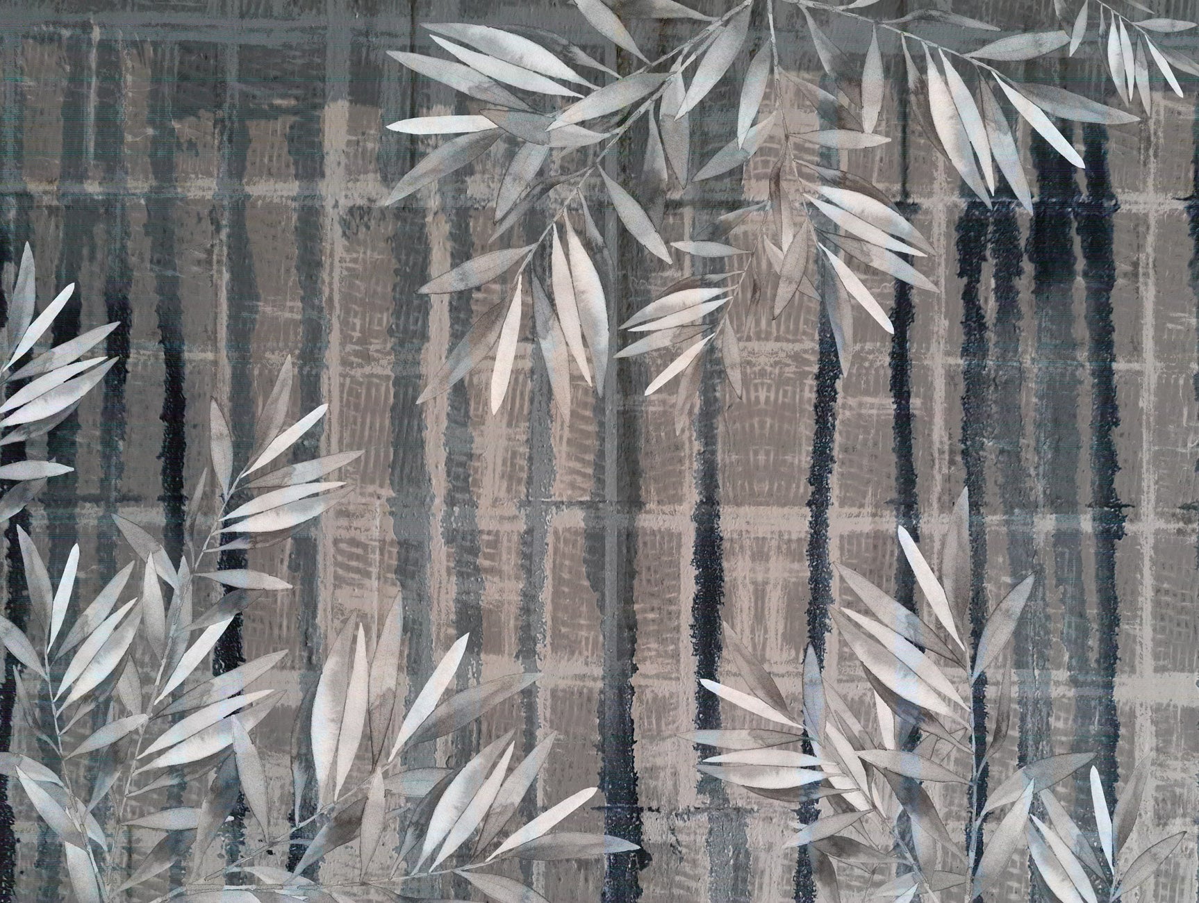 Elegant Neutral Metal Decorative Mural Wallpaper M1323 for Modern Homes