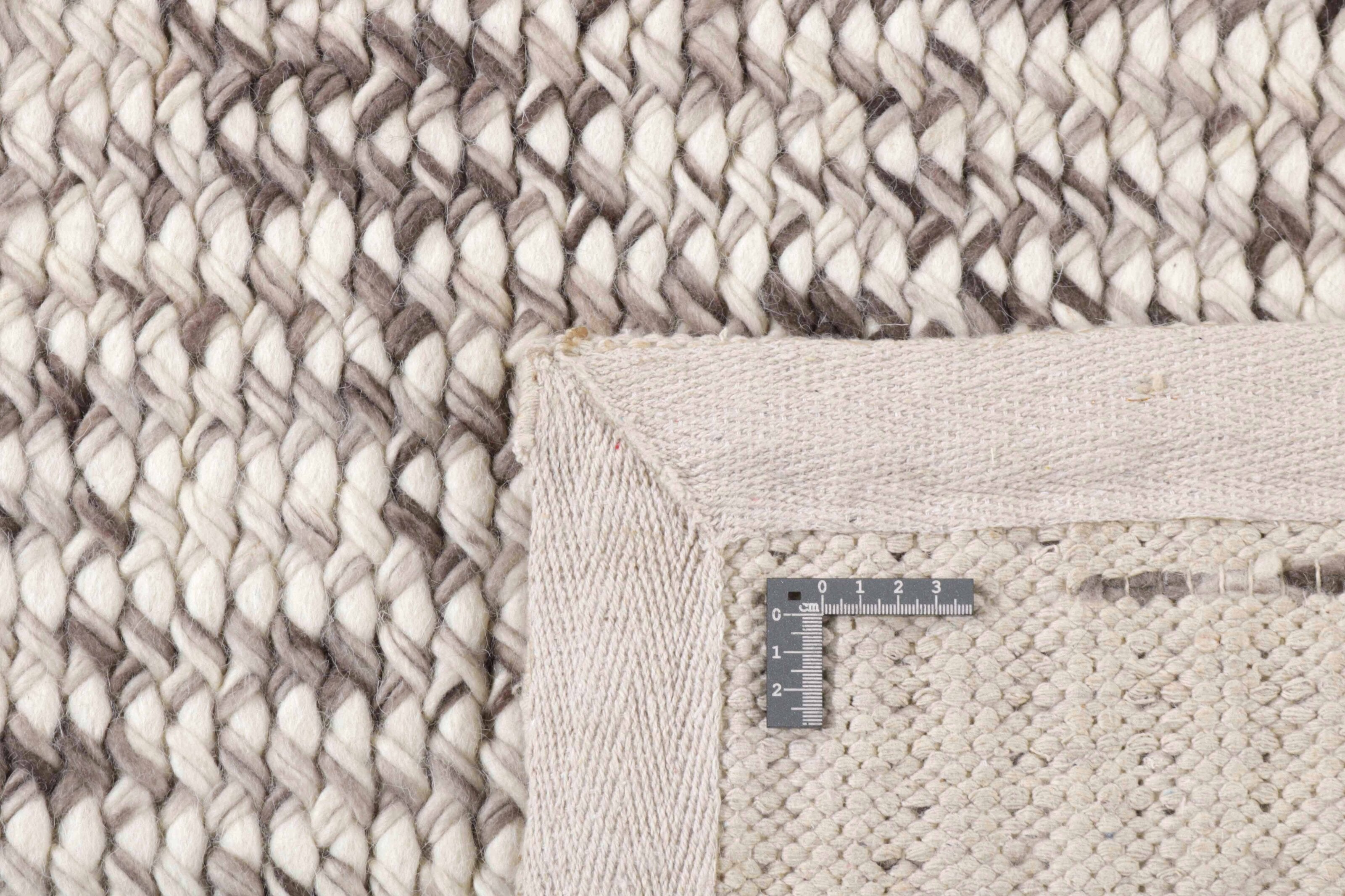 Exquisite Hand-Woven Modern Felted Wool Floor Rugs from India - Size: 140 cm x 200 cm