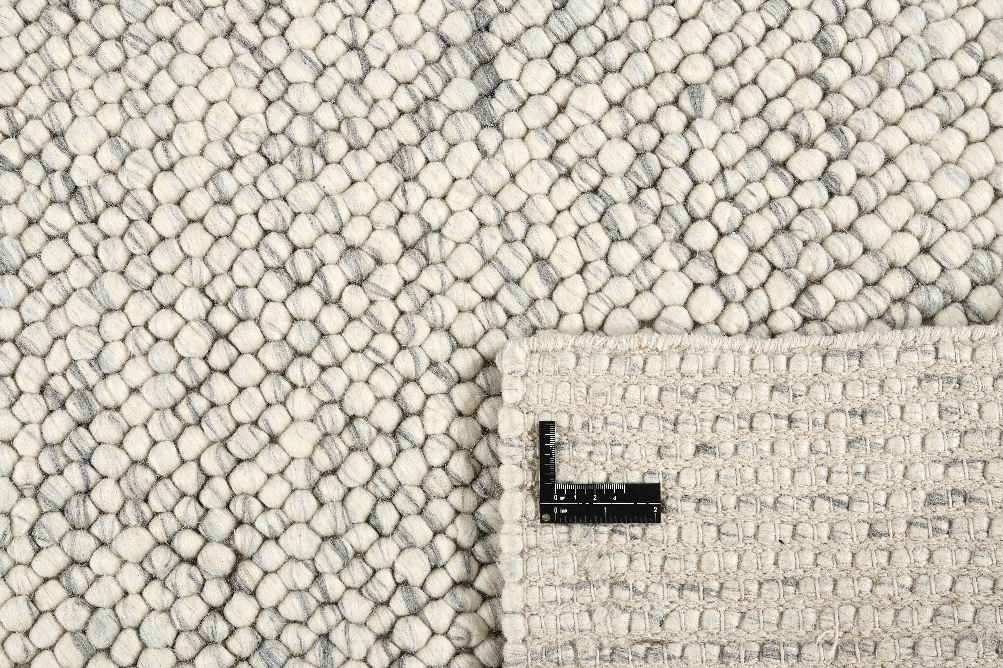 Walls Republic Artisanal Ball Weave Modern Elegant Handwoven Rugs from India - 60 cm x 90 cm Size