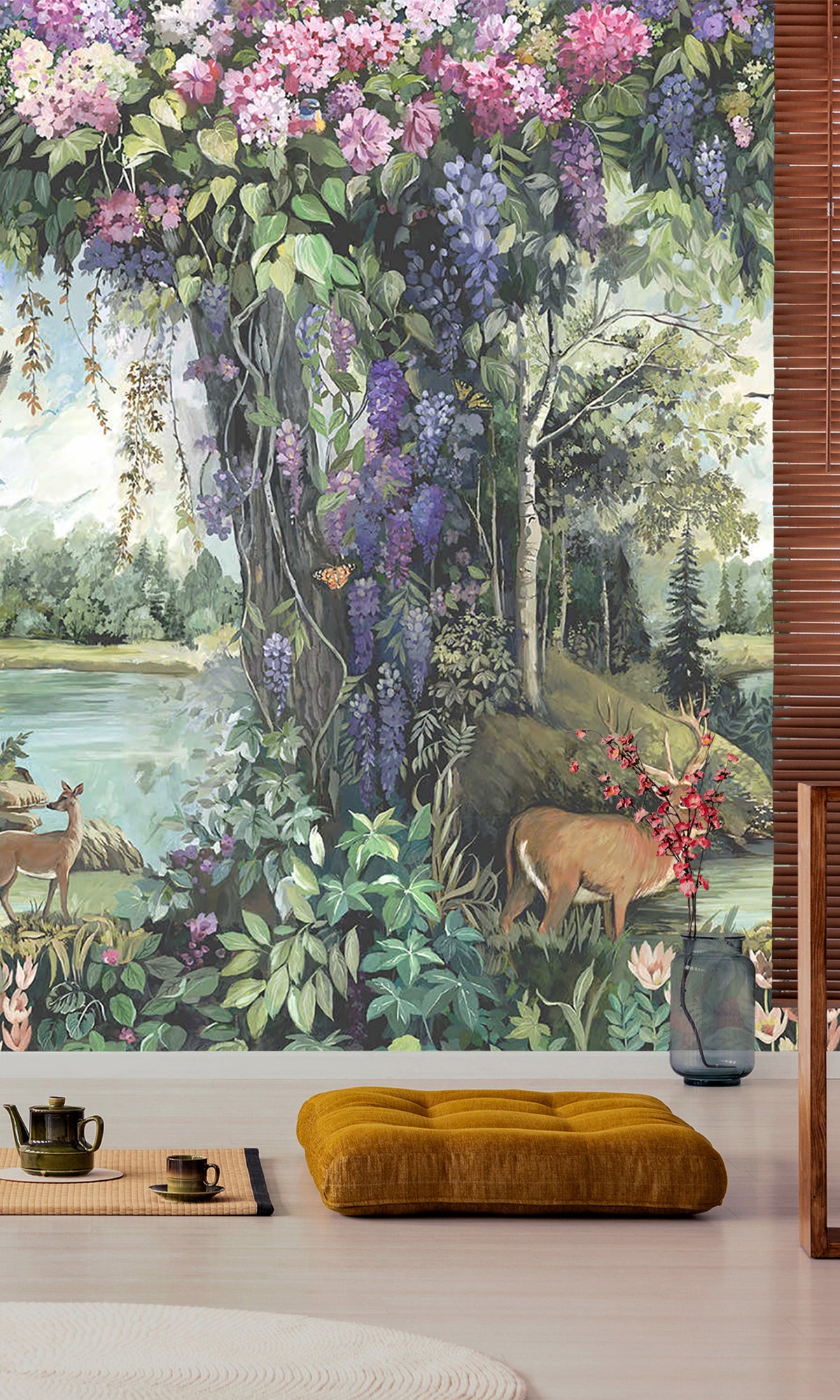 Multi-Style Enchanted Woodland Scenic Decorative Wallpaper RM9046