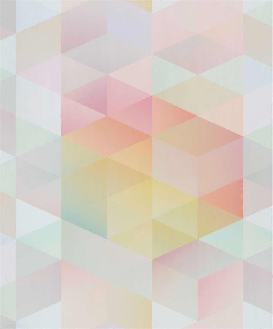 Wallpaper in Multi-Color Geometric Design Style R5443