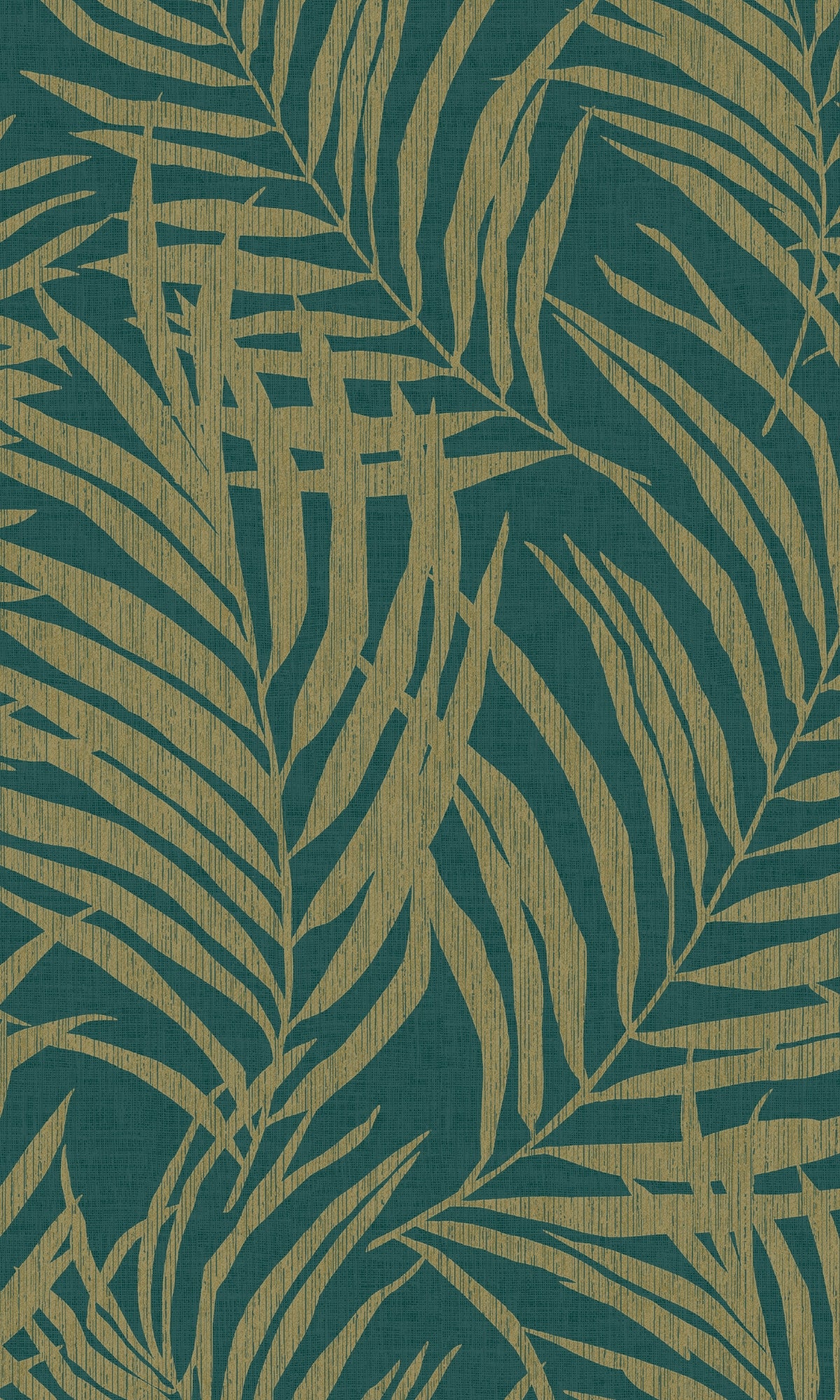 Elegant Green Minimalist Grass Leaves Decorative Wallpaper R7954