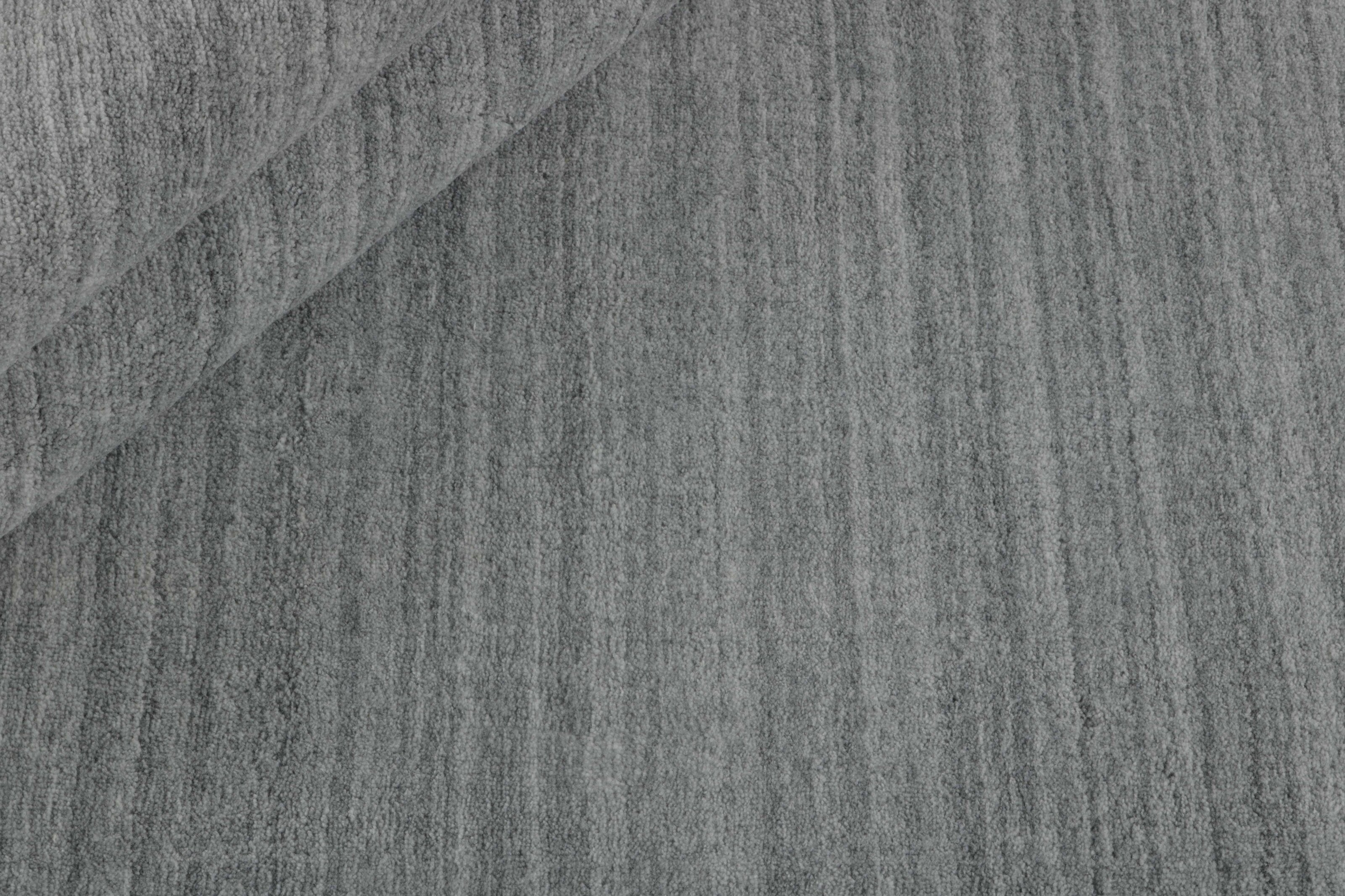 Sustainable Luxury Hand-Woven Arctic Plain Rugs by Walls Republic, 140 cm x 200 cm