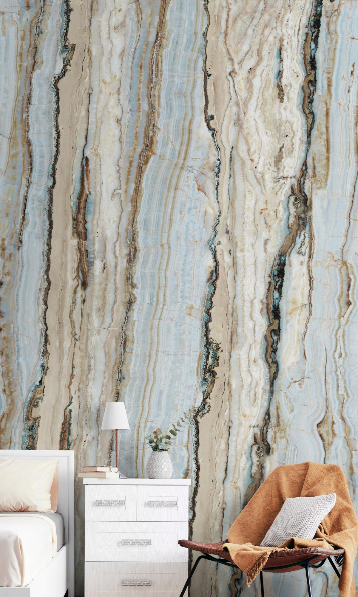 Elegant Nude Vertical Natural Digital Printed Wallpaper RM2002