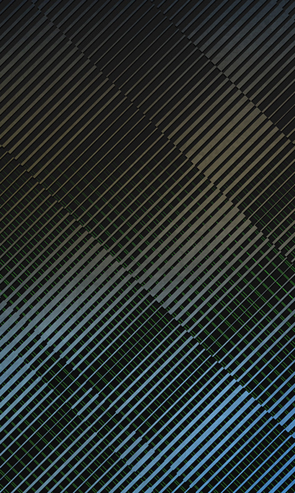 Metallic Diagonal Blue Wall Murals Panels M9548