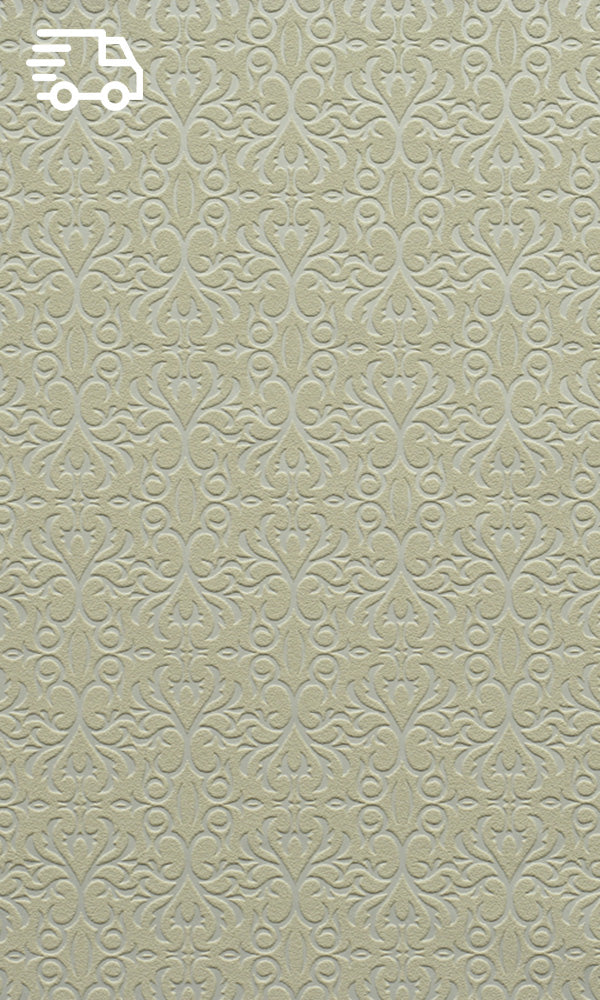 Luxurious Grey Small-Scale Ornamental Wallpaper R7232 for Interior Decoration