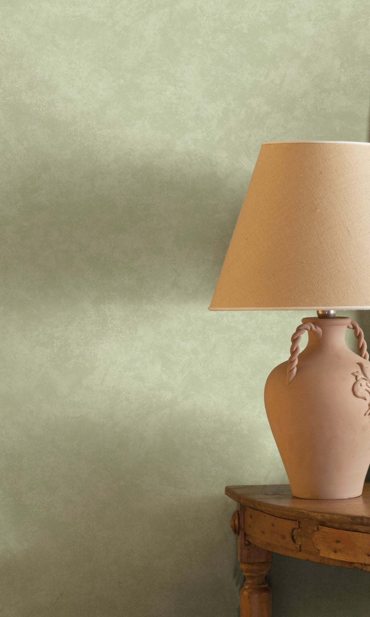 Sage Cloud - Inspired Plain Textured Decorative Wallpaper R8986