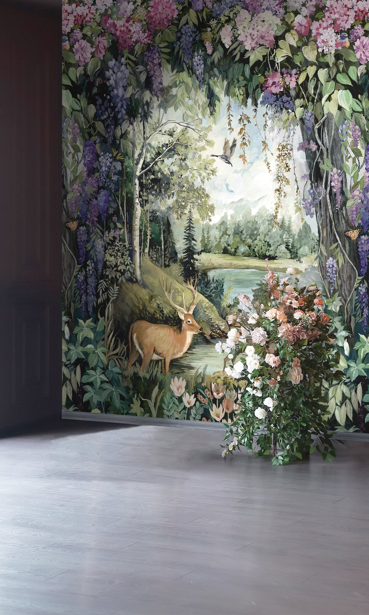 Multi-Style Enchanted Woodland Scenic Decorative Wallpaper RM9046