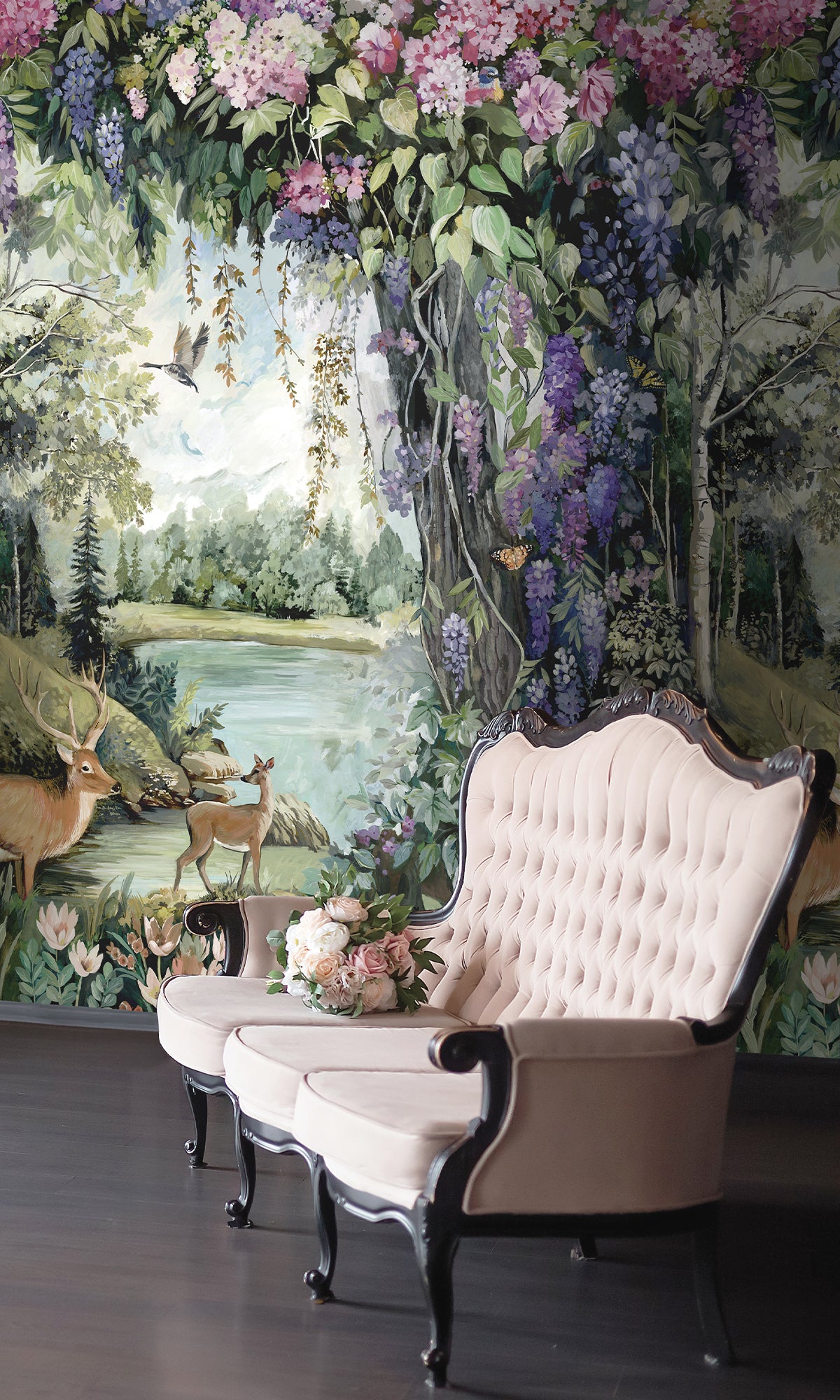 Multi-Style Enchanted Woodland Scenic Decorative Wallpaper RM9046
