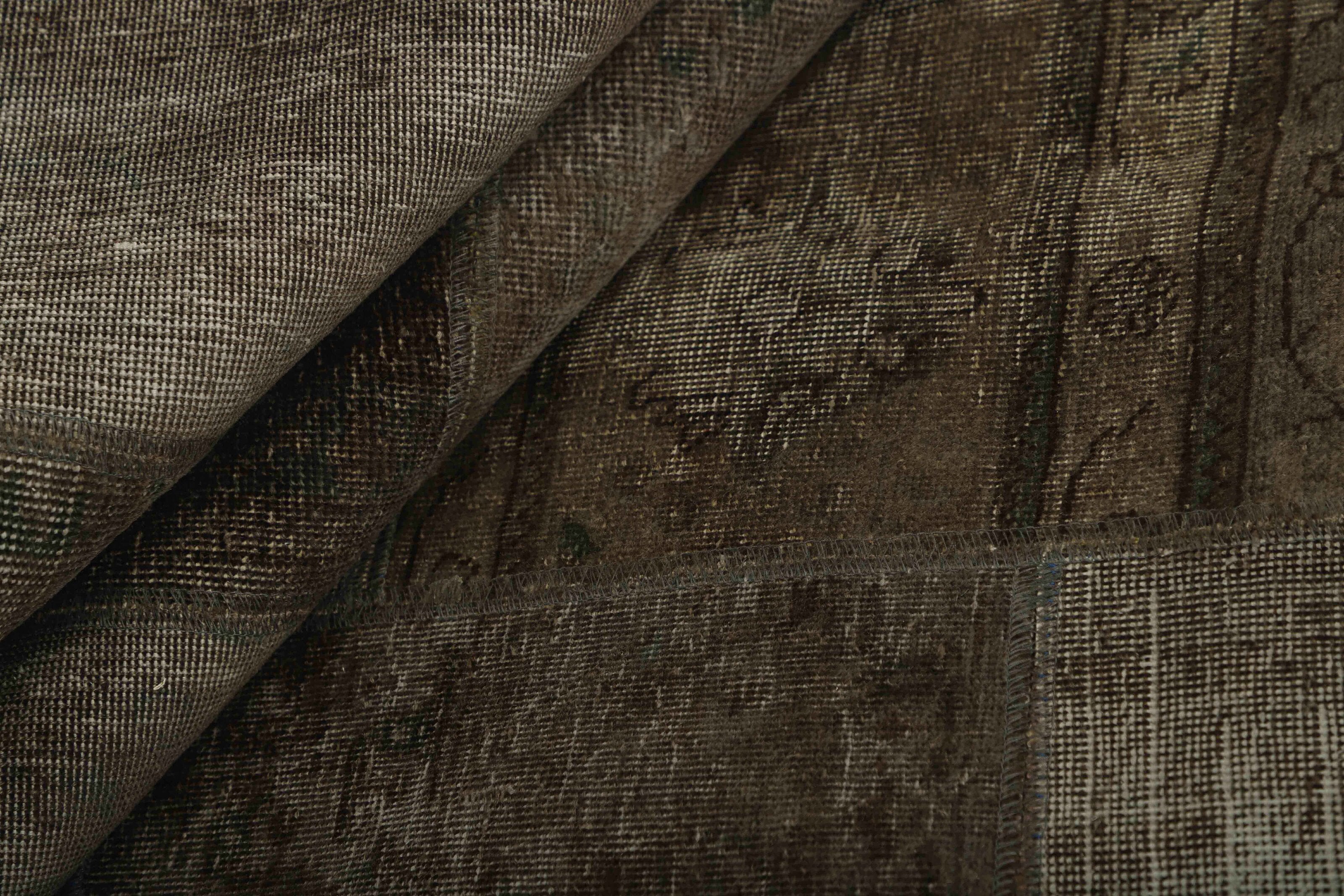 Unique Vintage Royal Persian Hand - Knotted Patchwork Rugs in Large Size (204 cm x 312 cm)