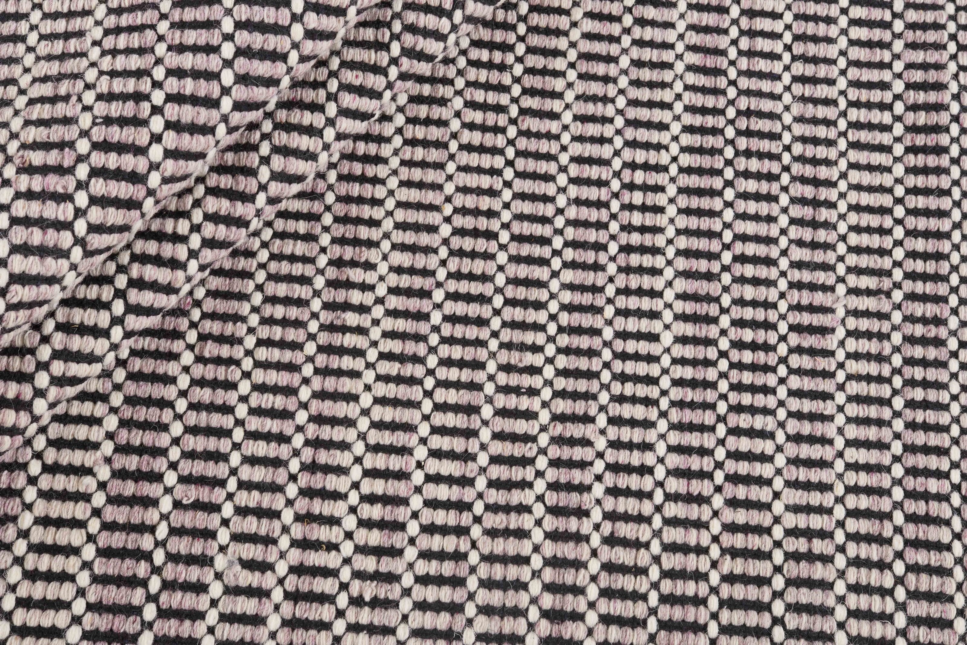 Walls Republic Handmade Flatwoven Wool Area Rugs from the Bricks Collection with Sleek and Contemporary Designs, Measuring 60 cm x 90 cm