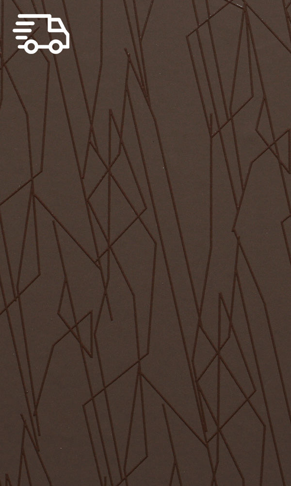 Stylish Brown Jagged Lines Vinyl Wallpaper R7212 for Modern Interiors