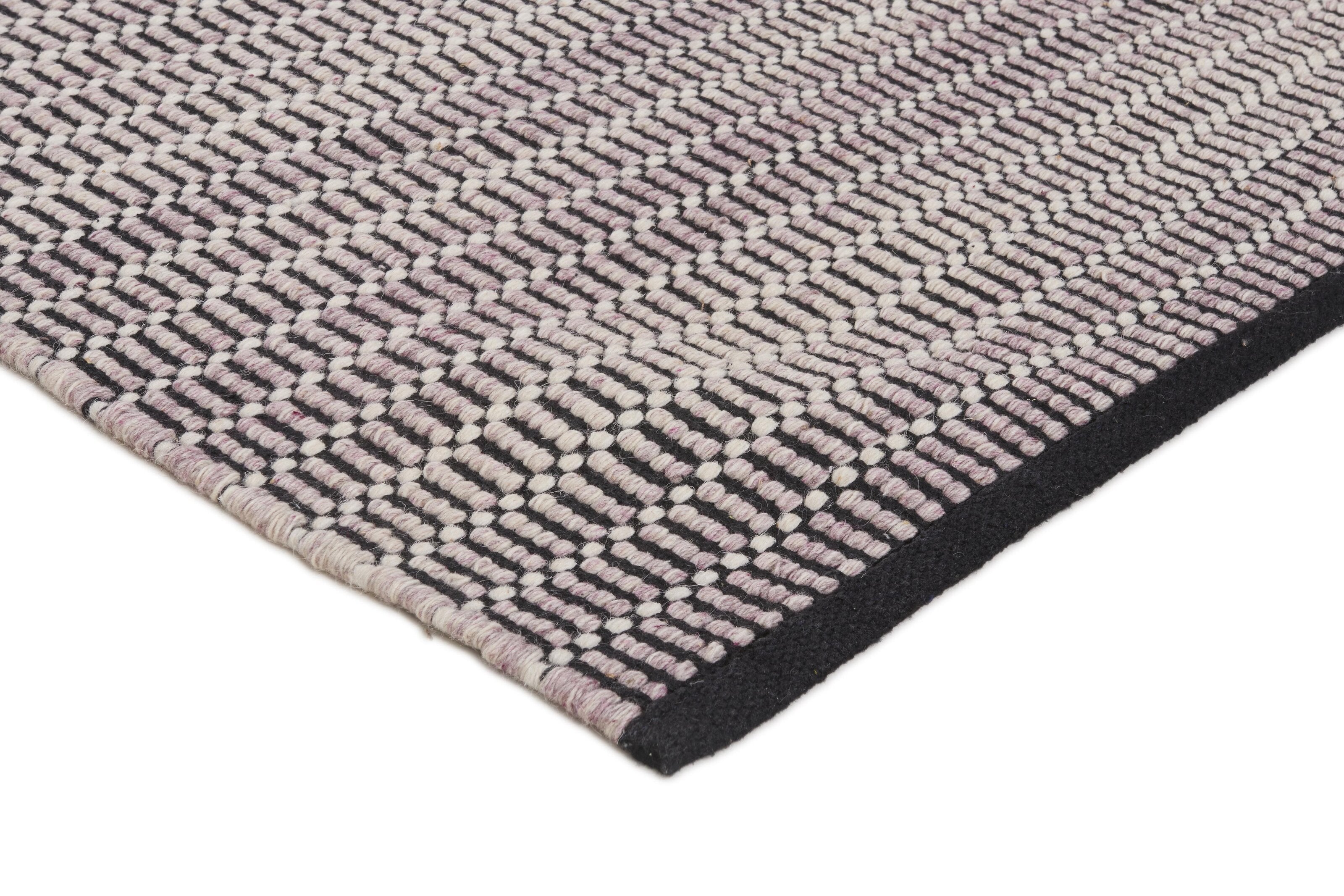 Walls Republic Handmade Flatwoven Wool Area Rugs from the Bricks Collection with Sleek and Contemporary Designs, Measuring 60 cm x 90 cm