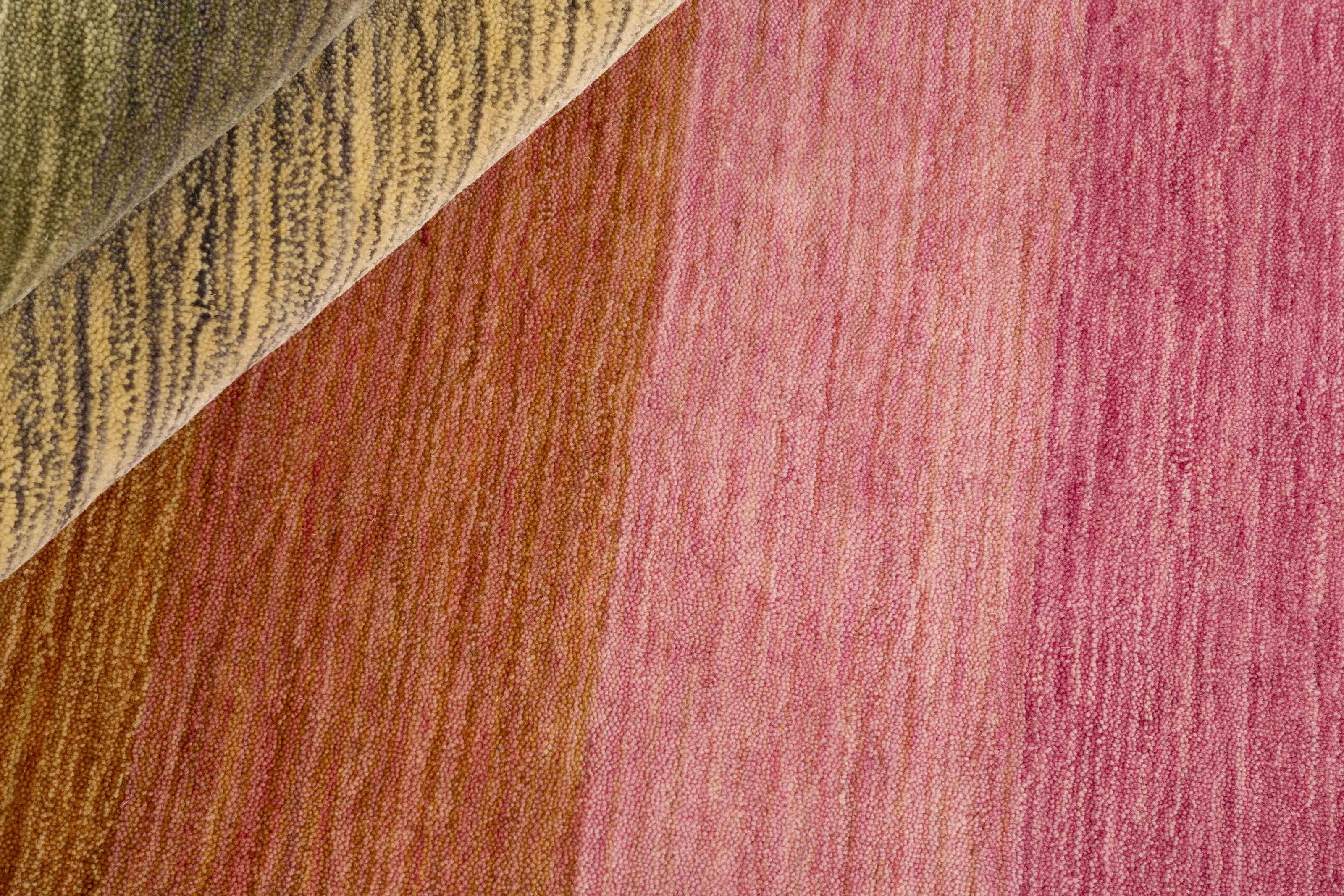 Exquisite Soft Hand - woven Wool Area Rugs from Walls Republic's Leafs Collection in Enchanting Colors, Measuring 60 cm x 90 cm