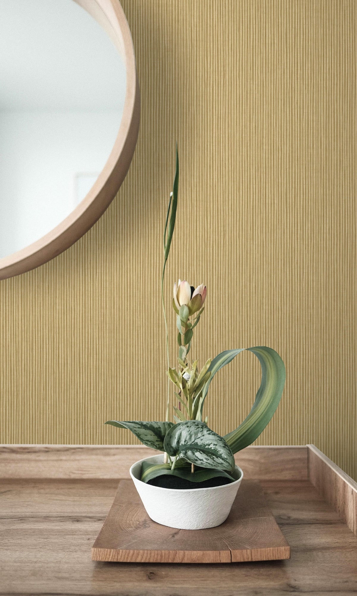 Honeycomb Style Simple Geometric Stripes Wallpaper R8496