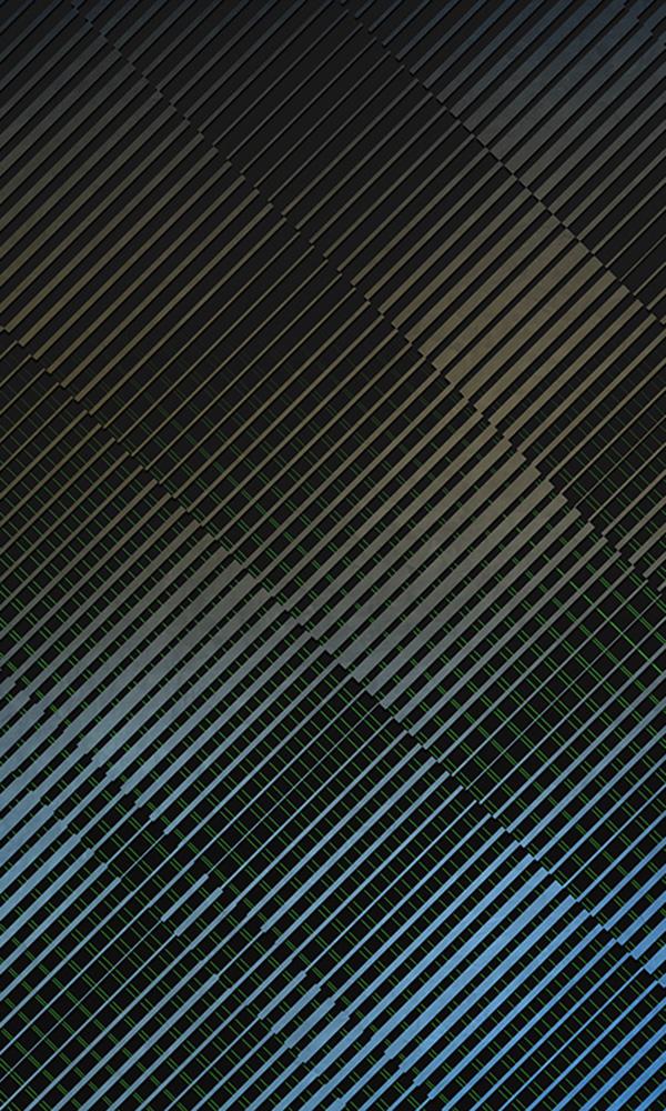 Sample of Blue Diagonal Reflective Metallic Mural Panels M9548