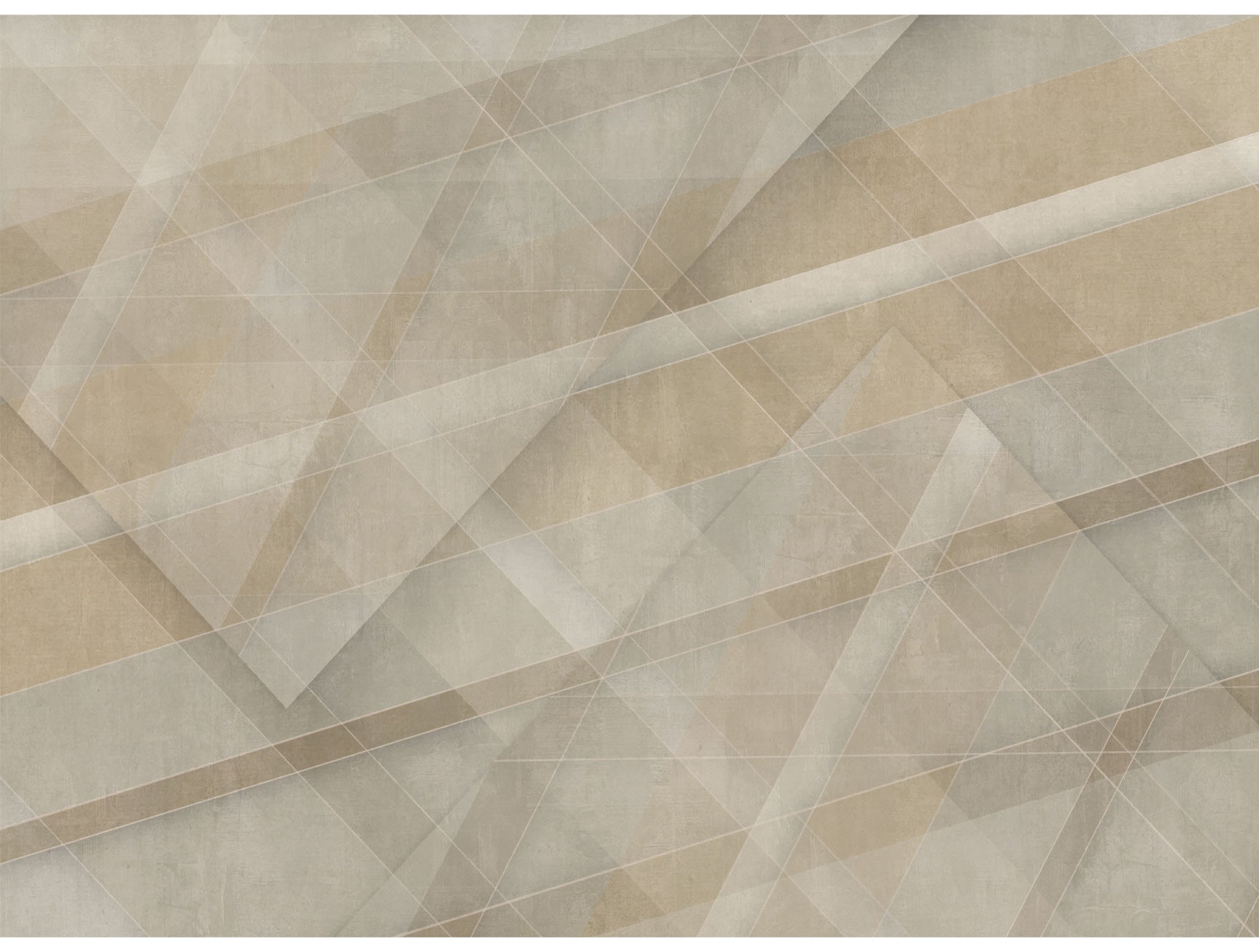 Neutral and Abstract Geometric Style Brown Decorative Mural Wallpaper M1332