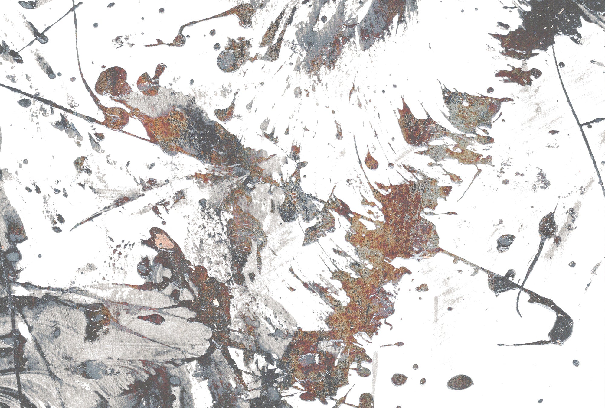 Abstract Industrial Rusty Paint Texture Mural Wallpaper M9634
