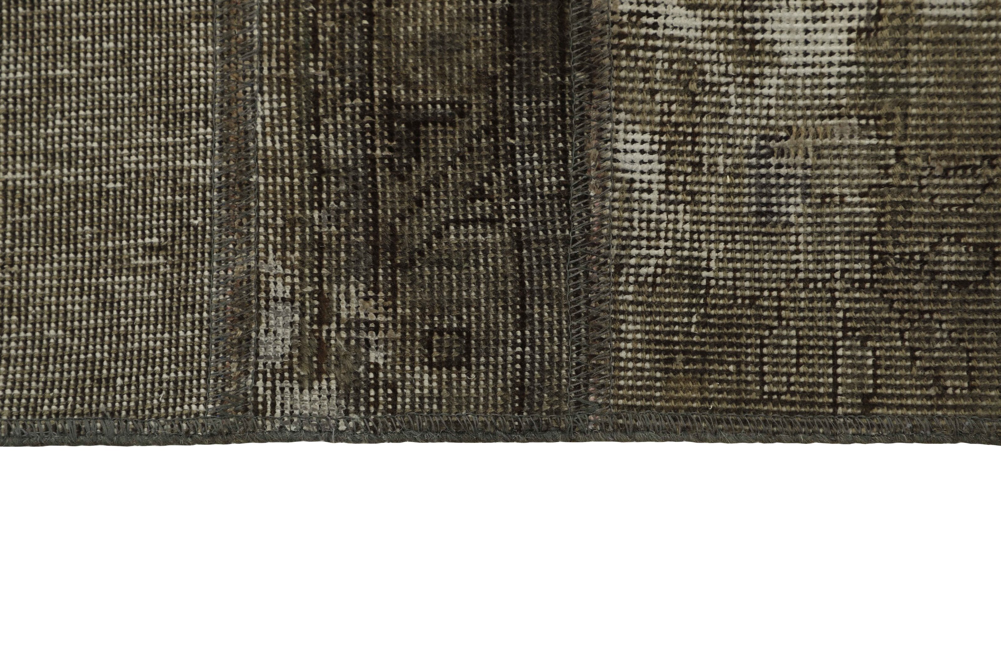 Unique Vintage Royal Persian Hand - Knotted Patchwork Rugs in Large Size (204 cm x 312 cm)