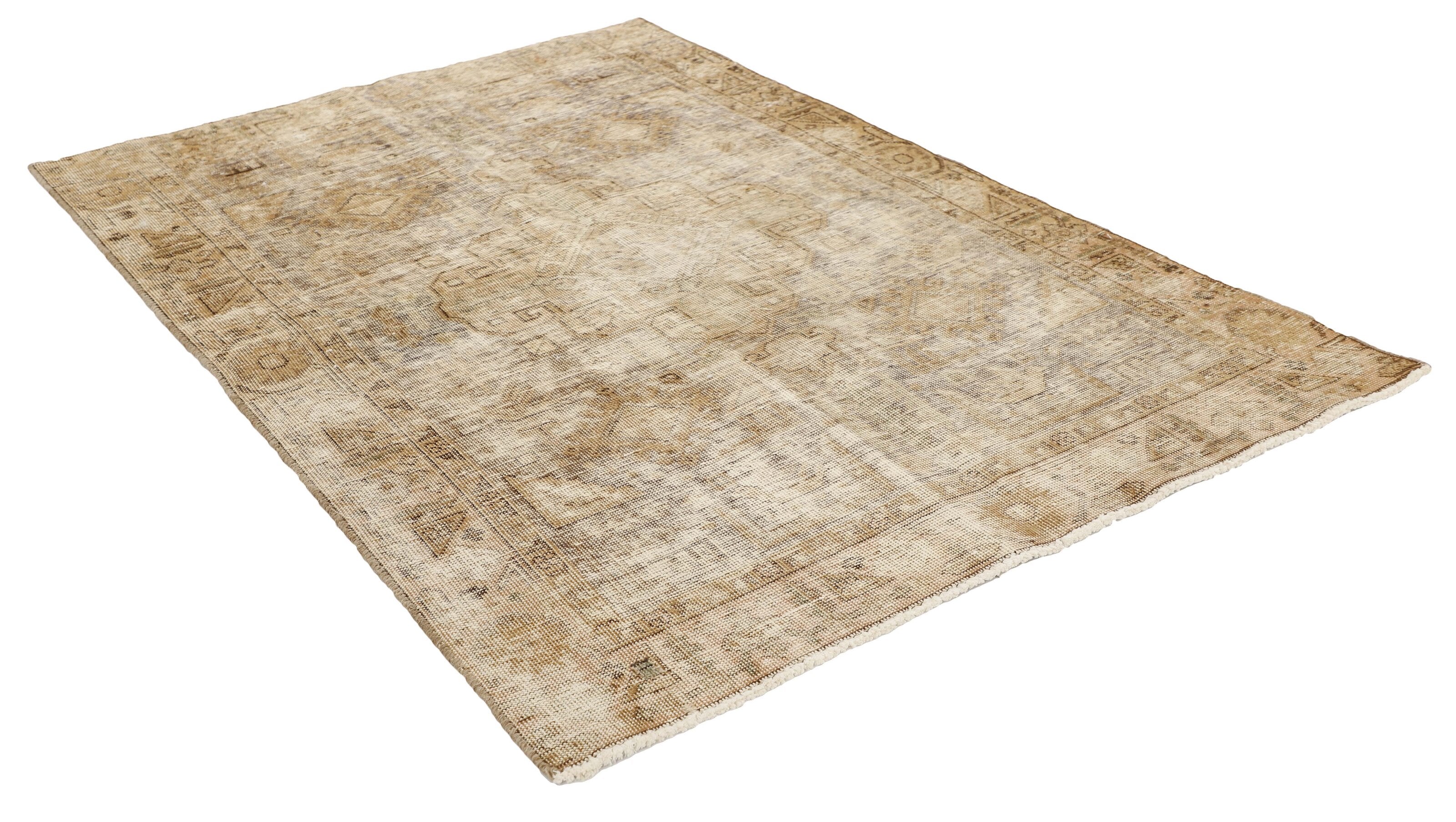 Antique Persian Hand - Knotted Stonewashed & Recoloured Rugs, 122 cm x 178 cm