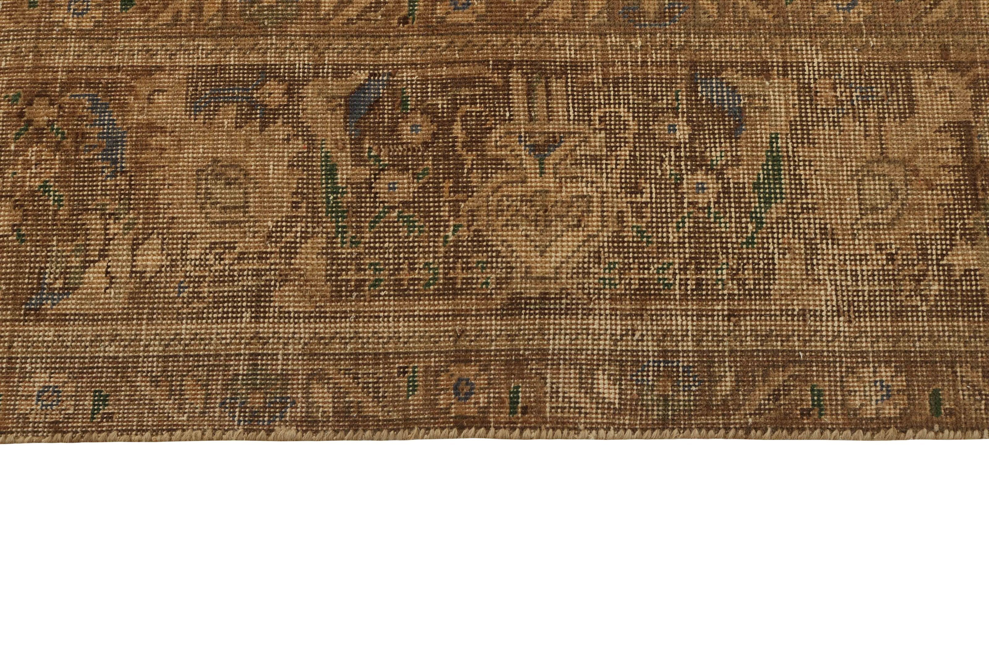 Vintage Royal Collection - High - Quality Antique Persian Hand - Knotted Stonewashed and Recoloured Rugs in Large Size (297 cm x 392 cm)