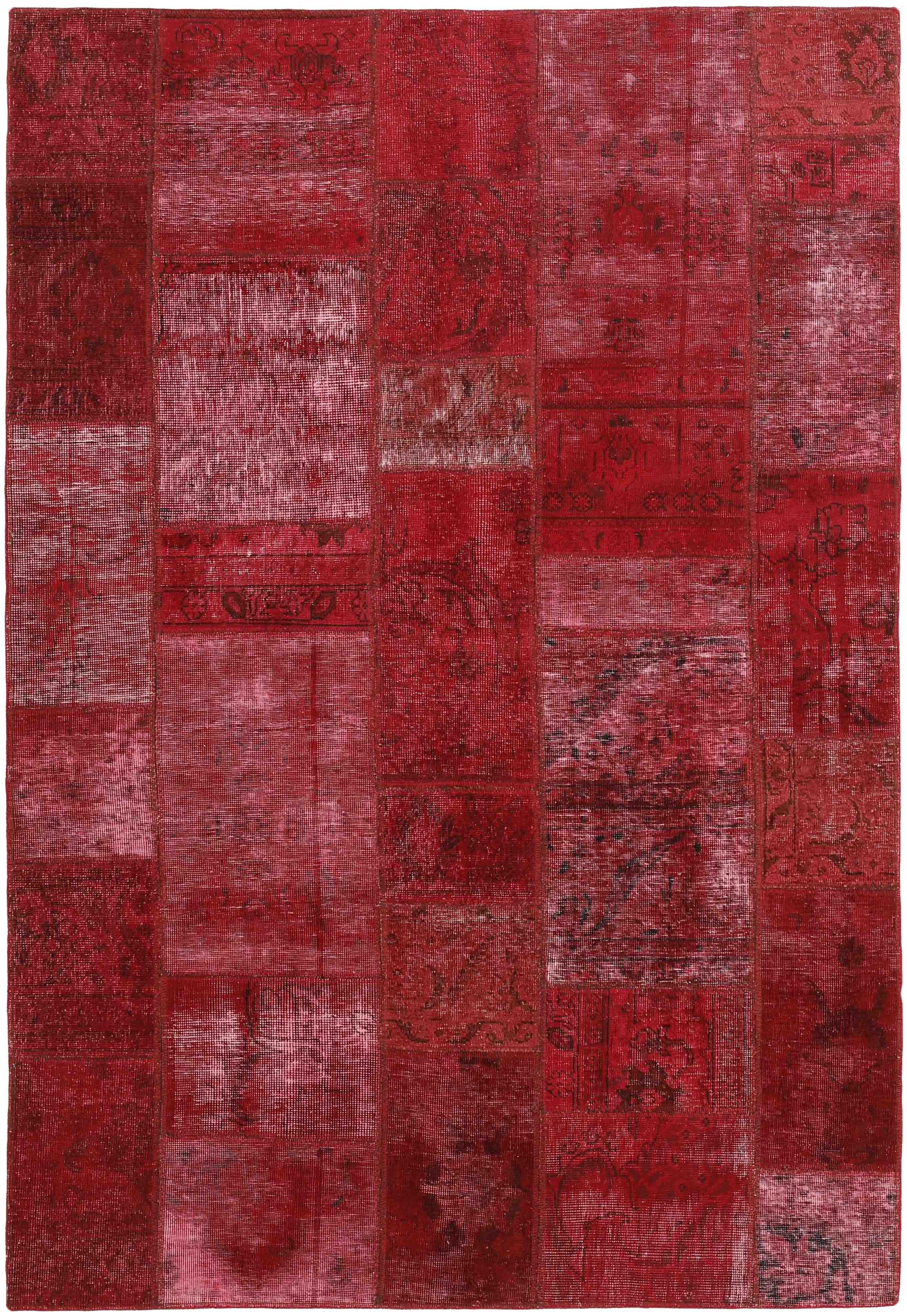 Antique Persian Handmade Vintage Royal Patchwork Area Rugs - 160 cm x 233 cm