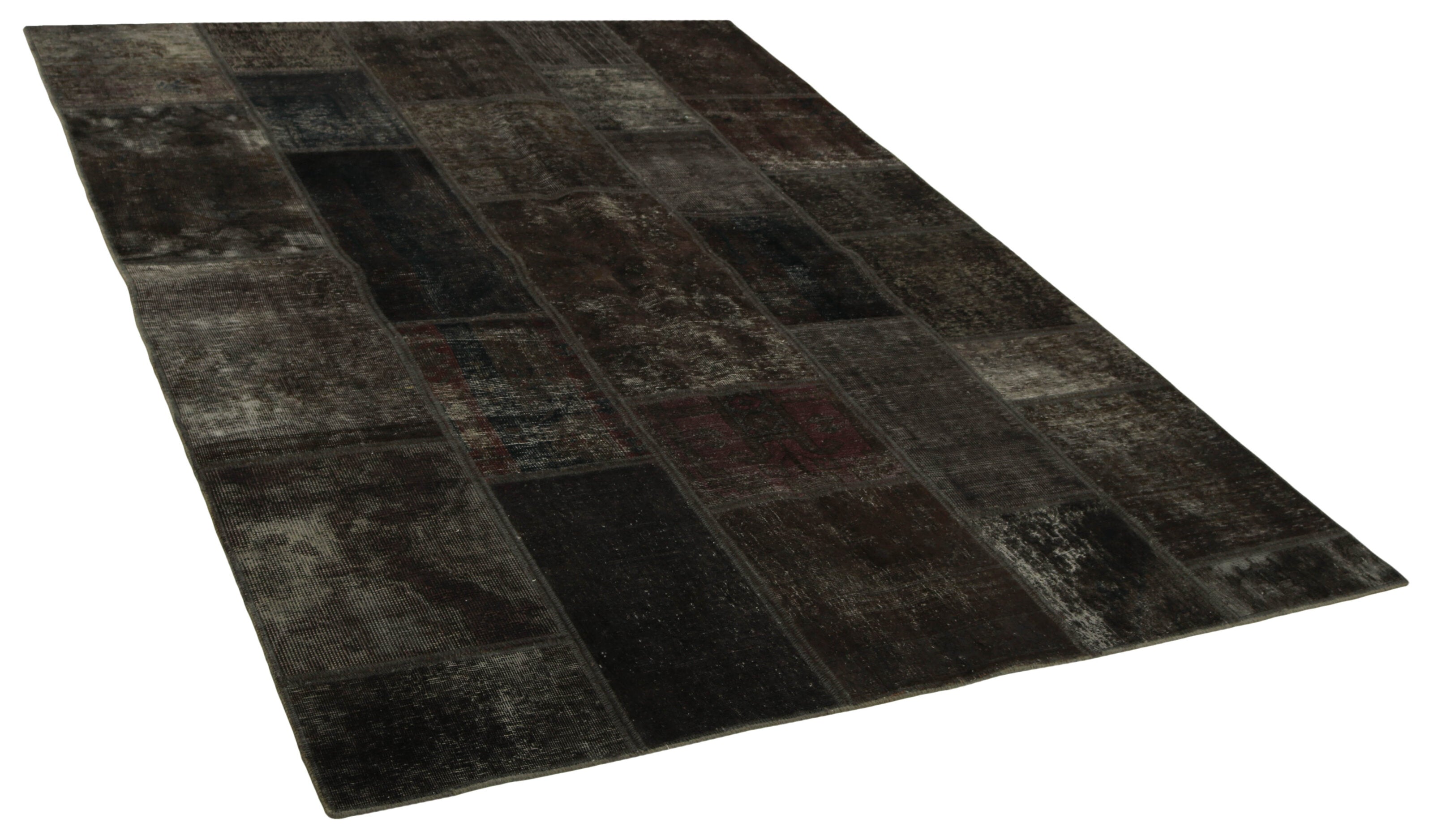 Antique Persian Handmade Vintage Royal Patchwork Rugs - 174 cm x 240 cm