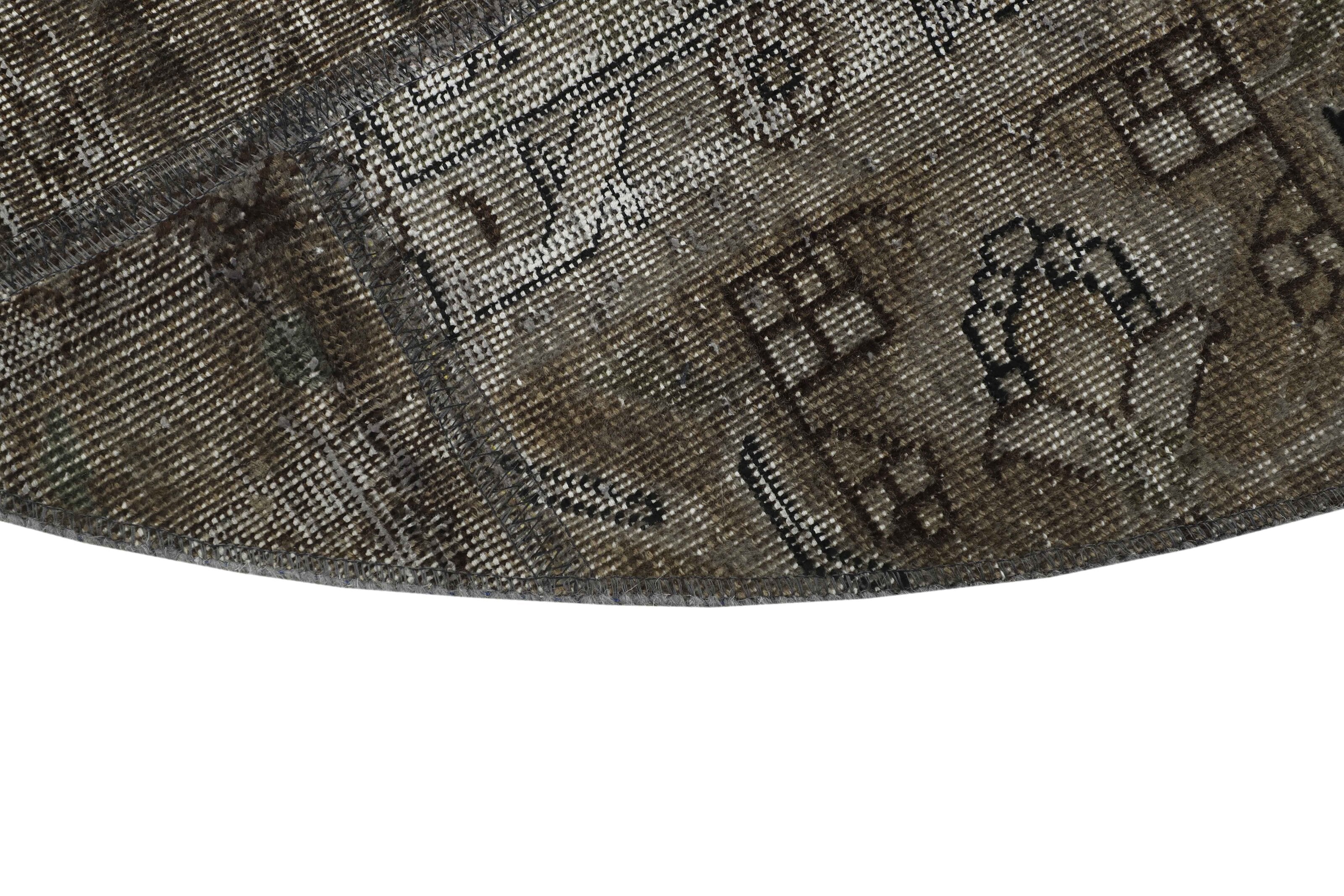 Vintage Royal Style Persian Handmade Patchwork Area Rugs - 200 cm x 200 cm, Antique Craftsmanship