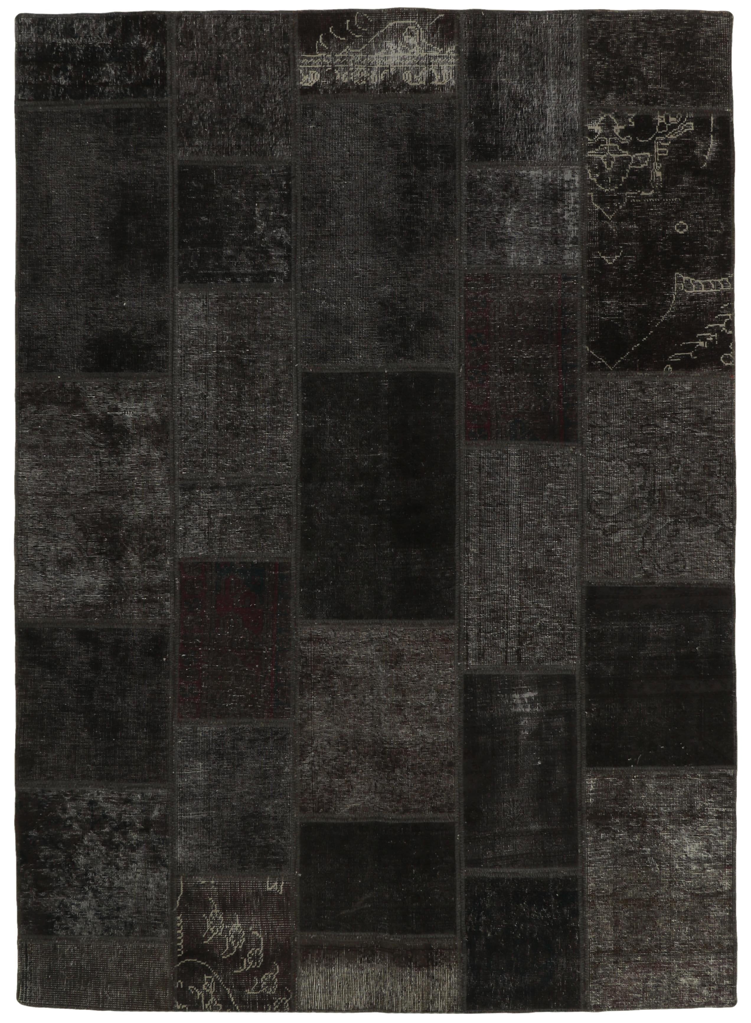 Large-Sized Vintage Persian Royal Patchwork Handmade Rugs - 176 cm x 241 cm