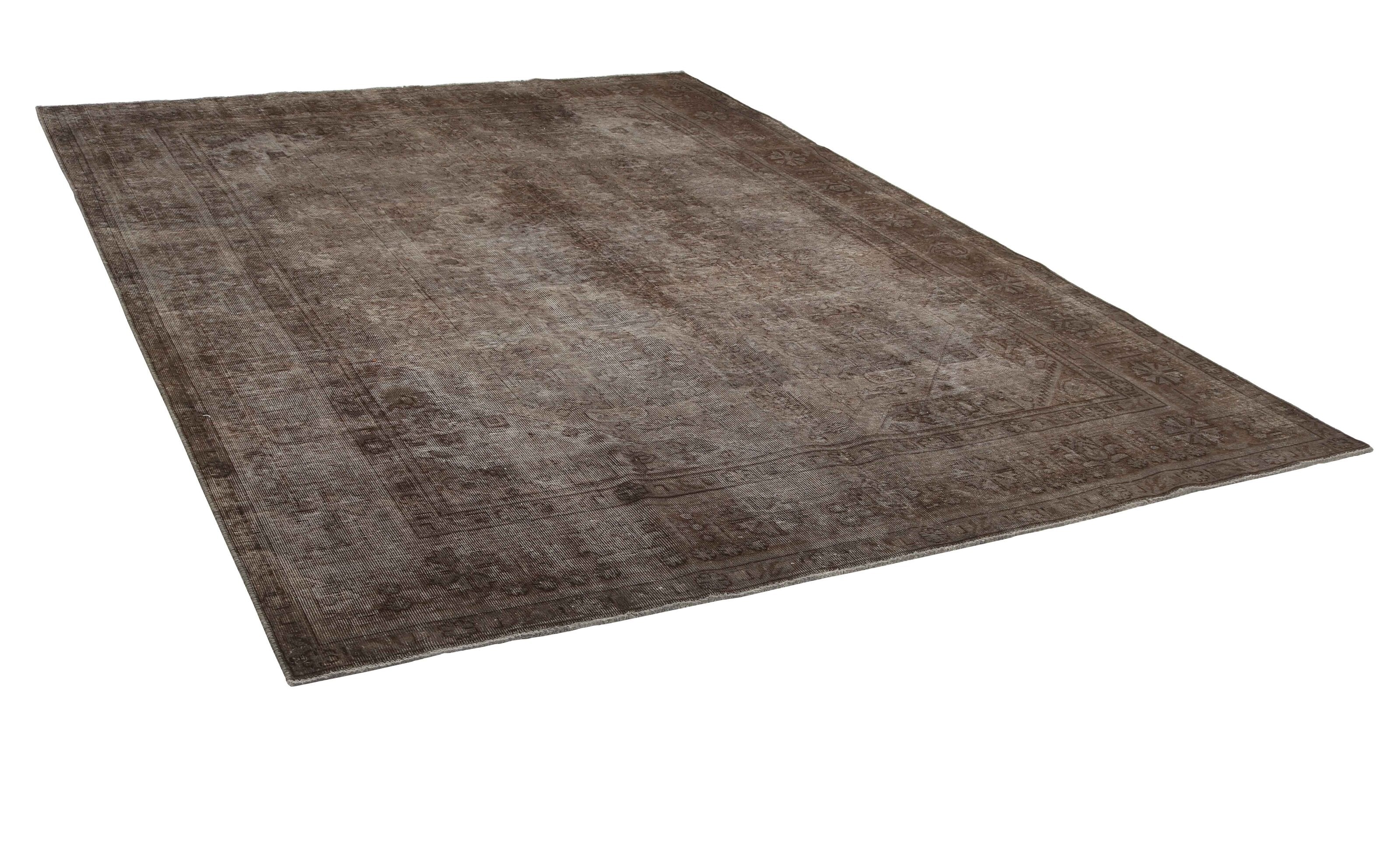 Vintage Royal Collection: Large-Sized Antique Persian Hand-Knotted Stonewashed and Recolored Rugs Measuring 235 cm x 326 cm