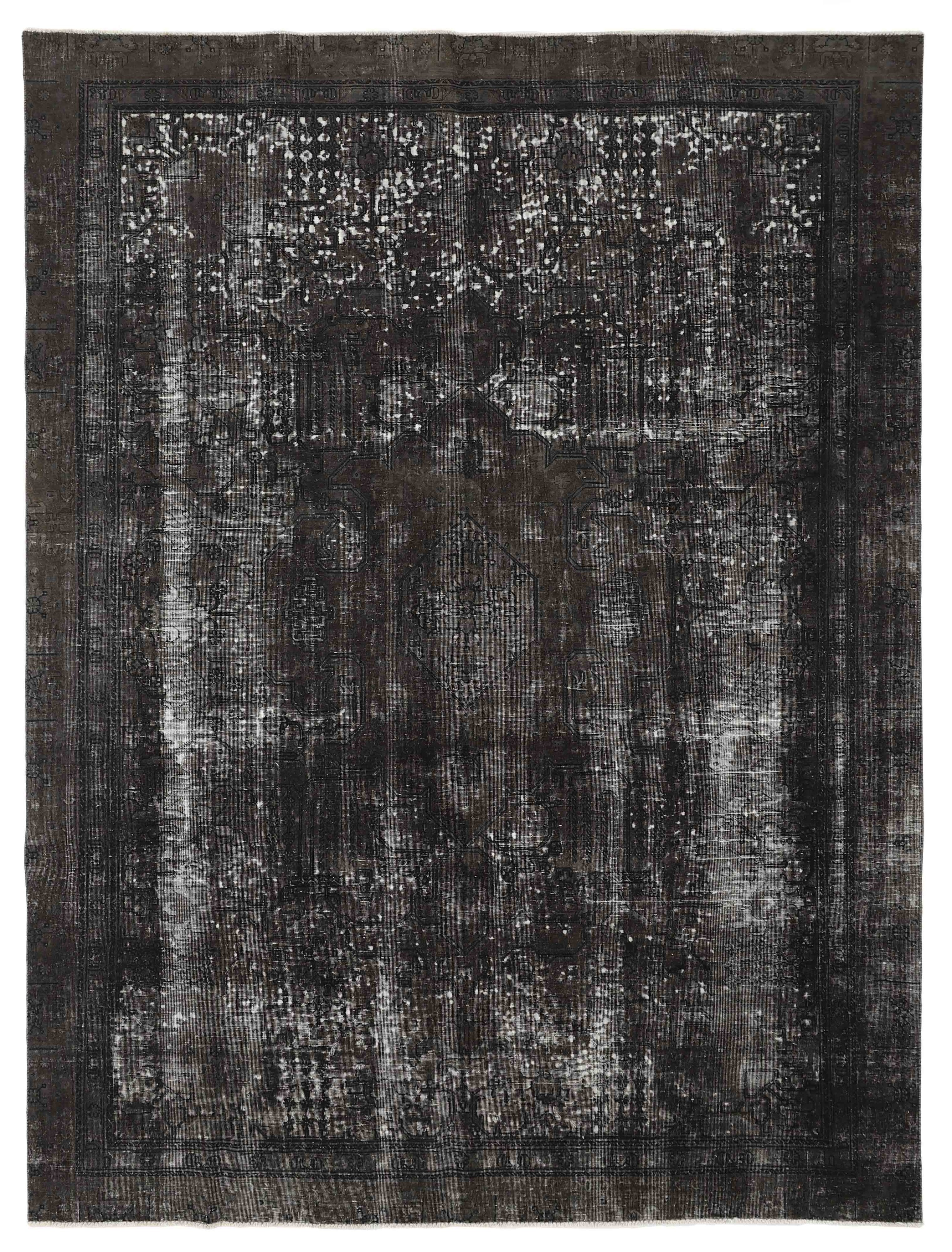 Antique Persian Hand - Knotted Vintage Rugs in Stonewashed, Recoloured Finishes (262 cm x 349 cm)