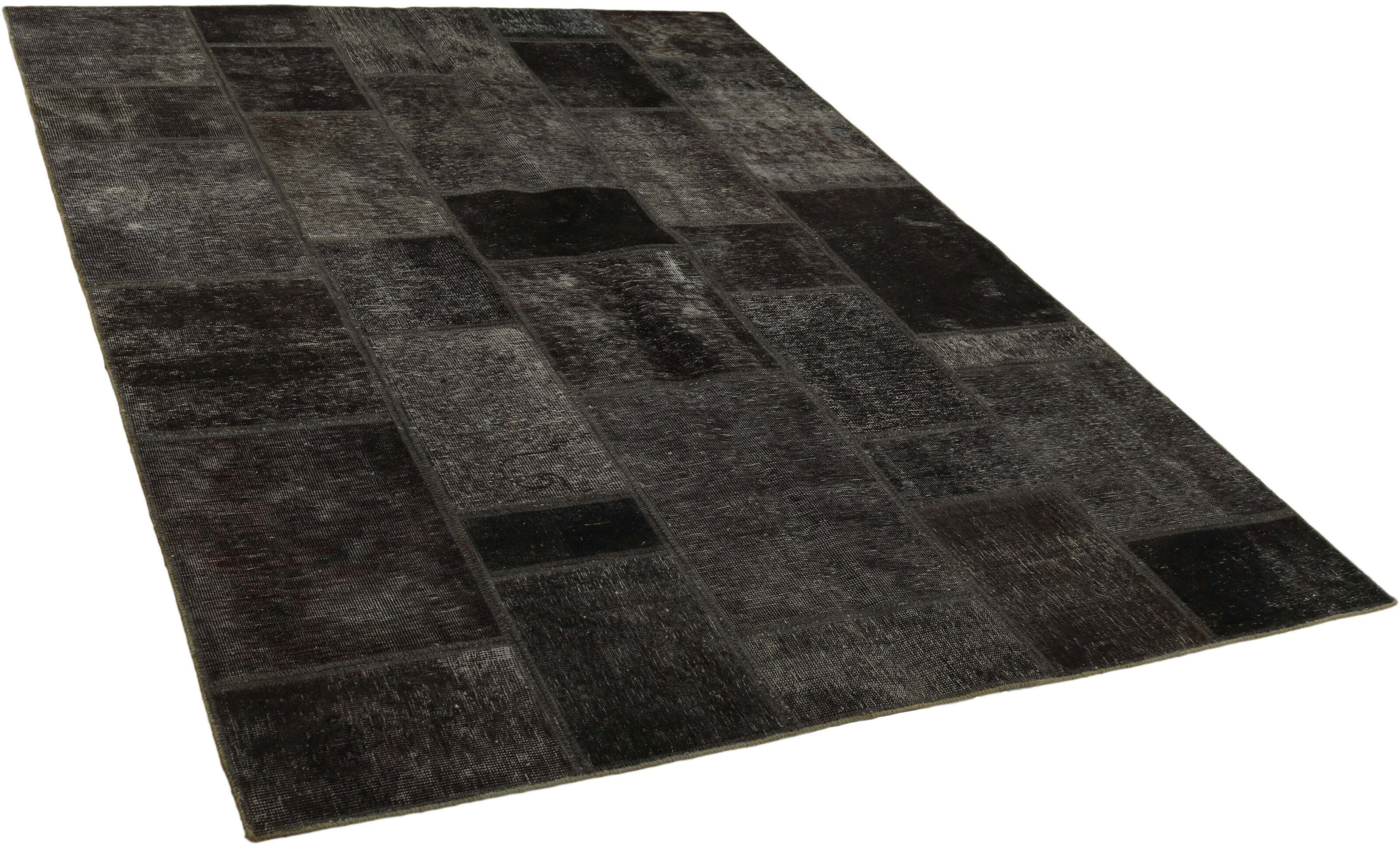 Antique Persian Vintage Royal Patchwork Rugs, 173 cm x 240 cm