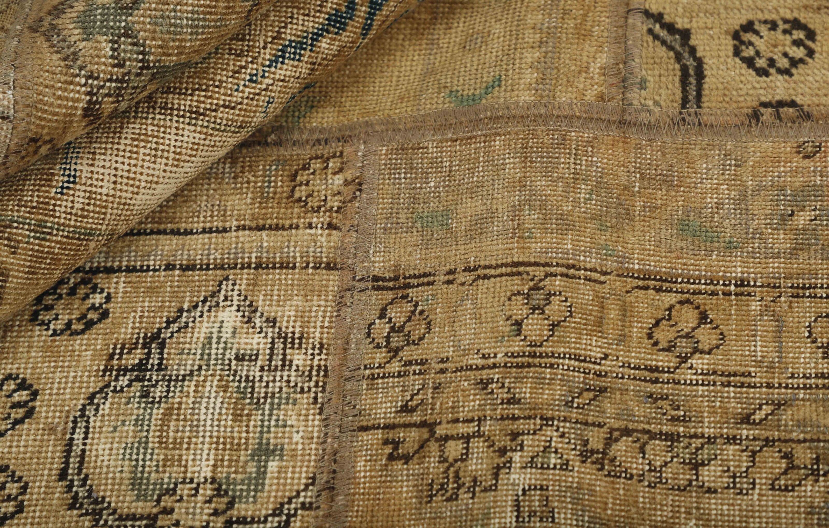 Antique Persian Handmade Vintage Royal Patchwork Rugs - 166 cm x 230 cm