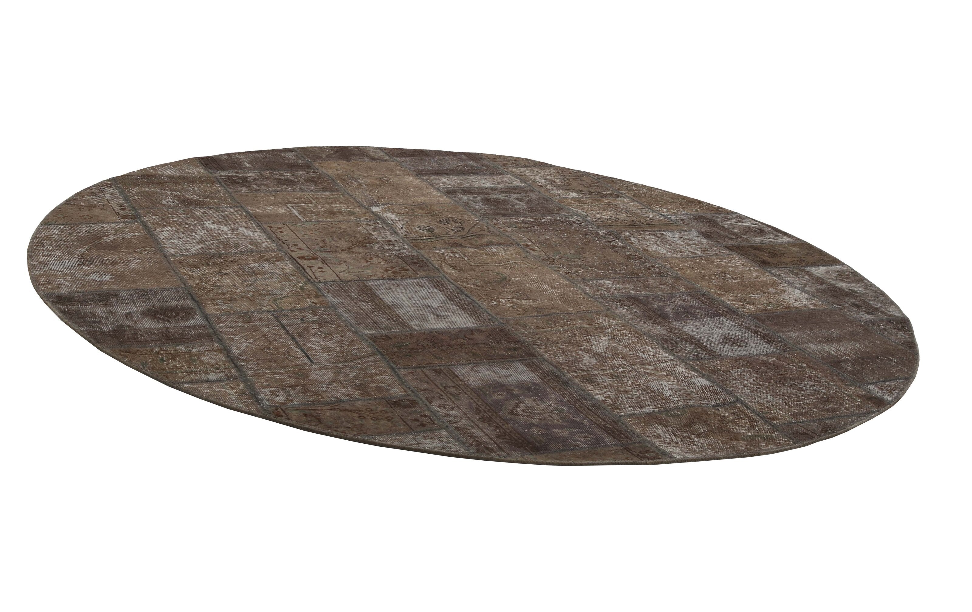 Vintage Royal Persian Handcrafted Patchwork Area Rugs - 250 cm x 250 cm