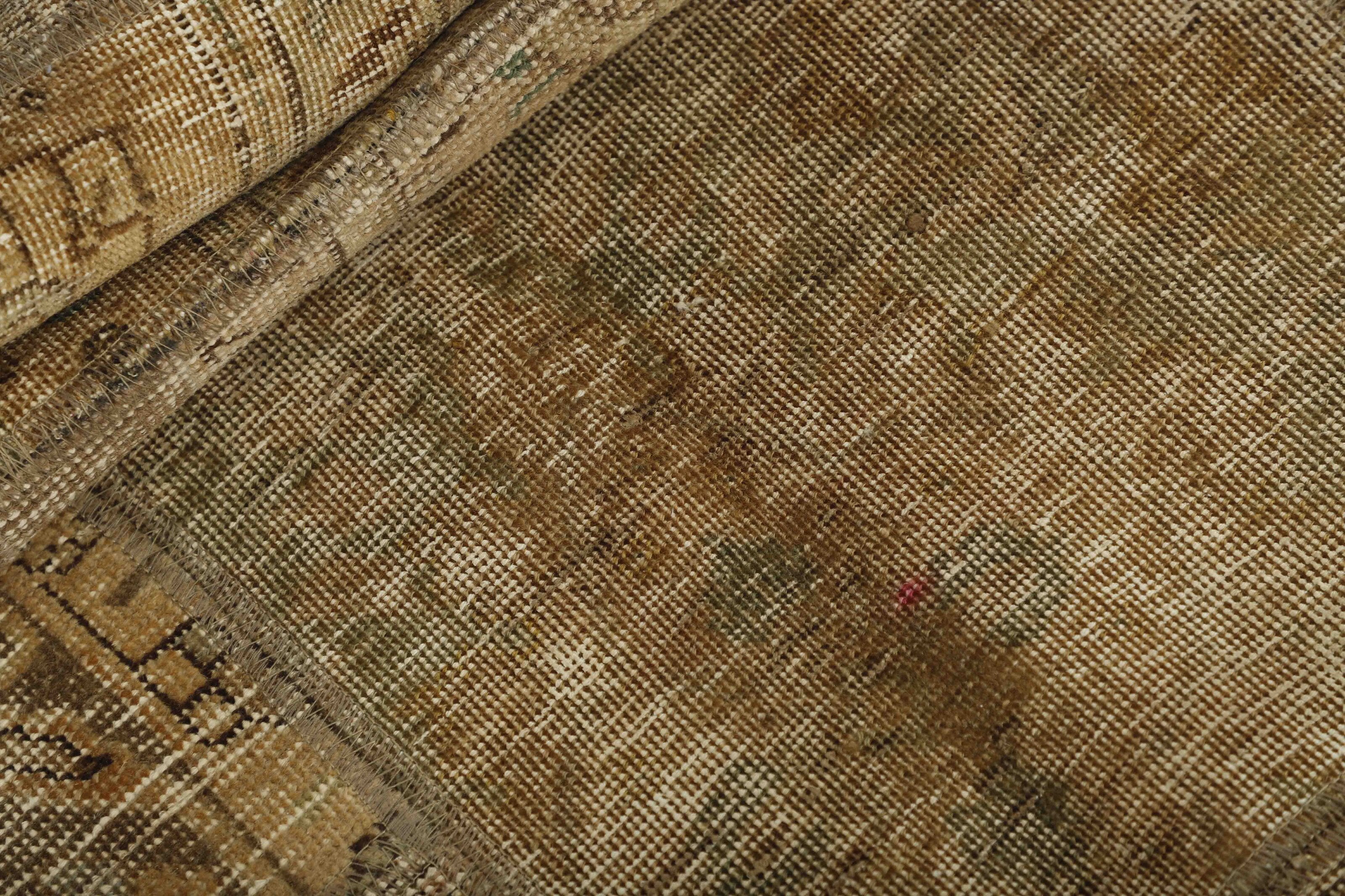 200 cm x 200 cm Antique Persian Handmade Vintage Royal Patchwork Rugs