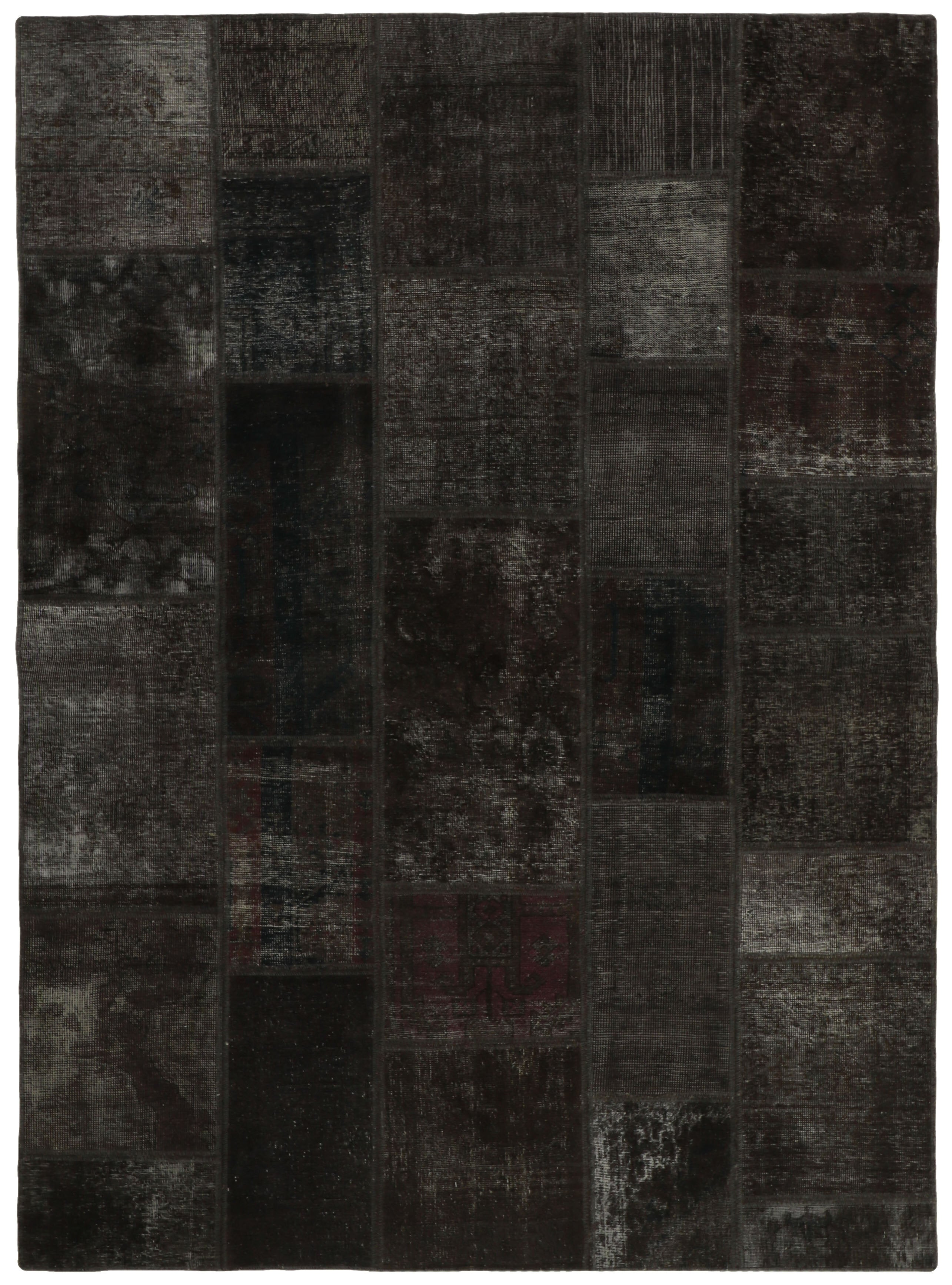 Antique Persian Handmade Vintage Royal Patchwork Rugs - 174 cm x 240 cm
