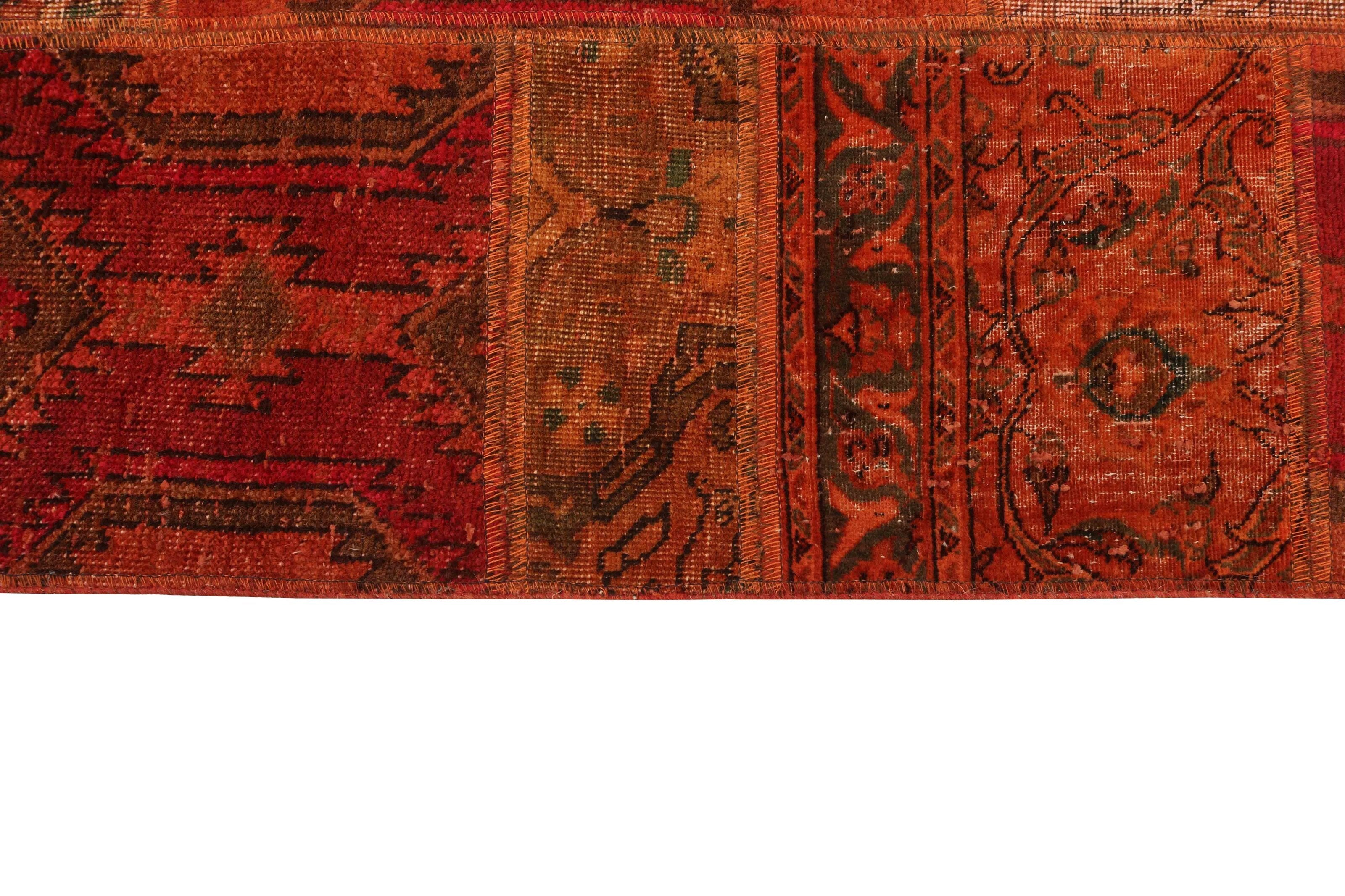 Vintage Royal Persian Handmade Patchwork Floor Rugs - 166 cm x 240 cm, Antique Style