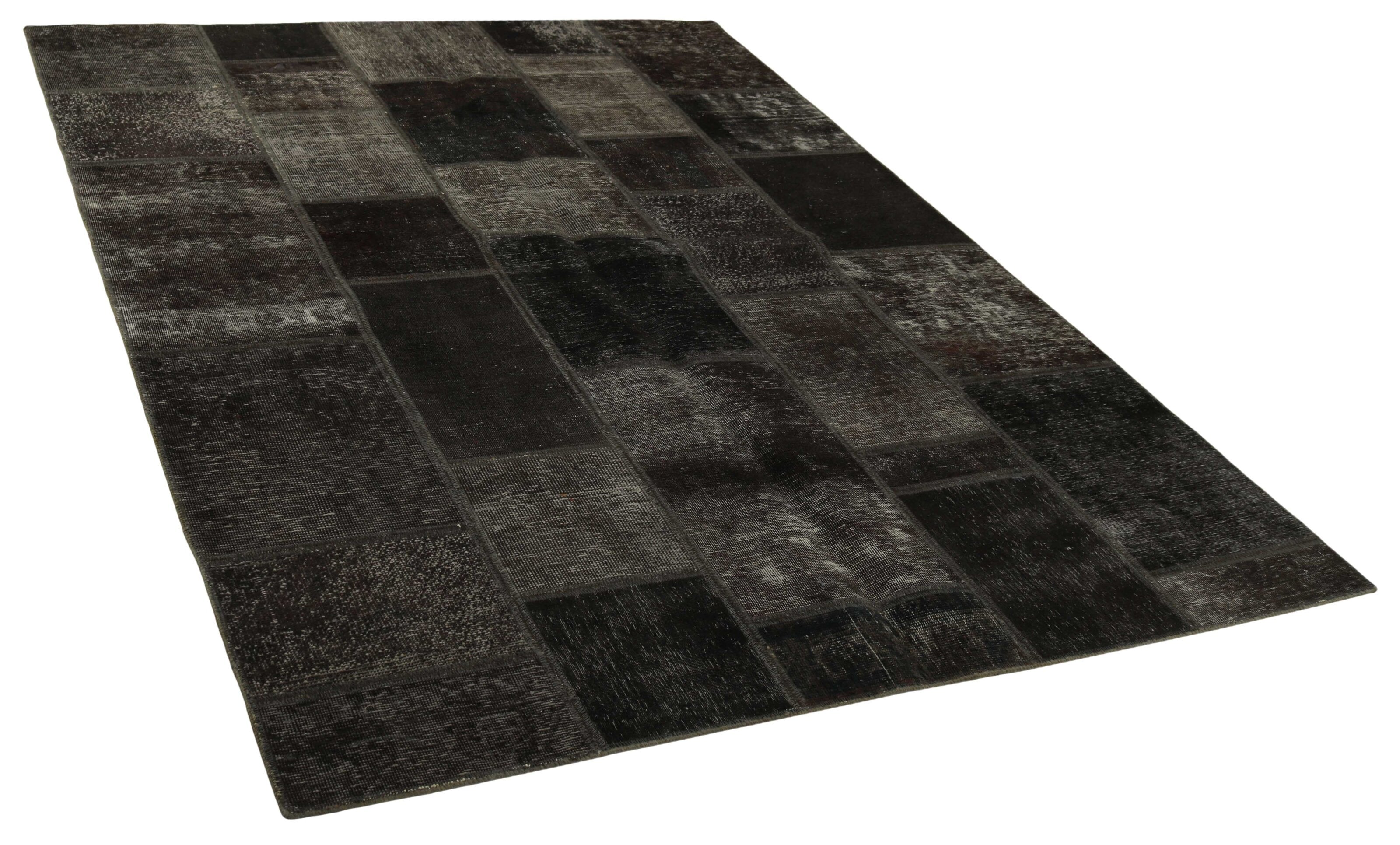 Vintage Royal Persian Style Patchwork Handmade Rugs - Antique Handcraft Rugs Measuring 174 cm x 241 cm