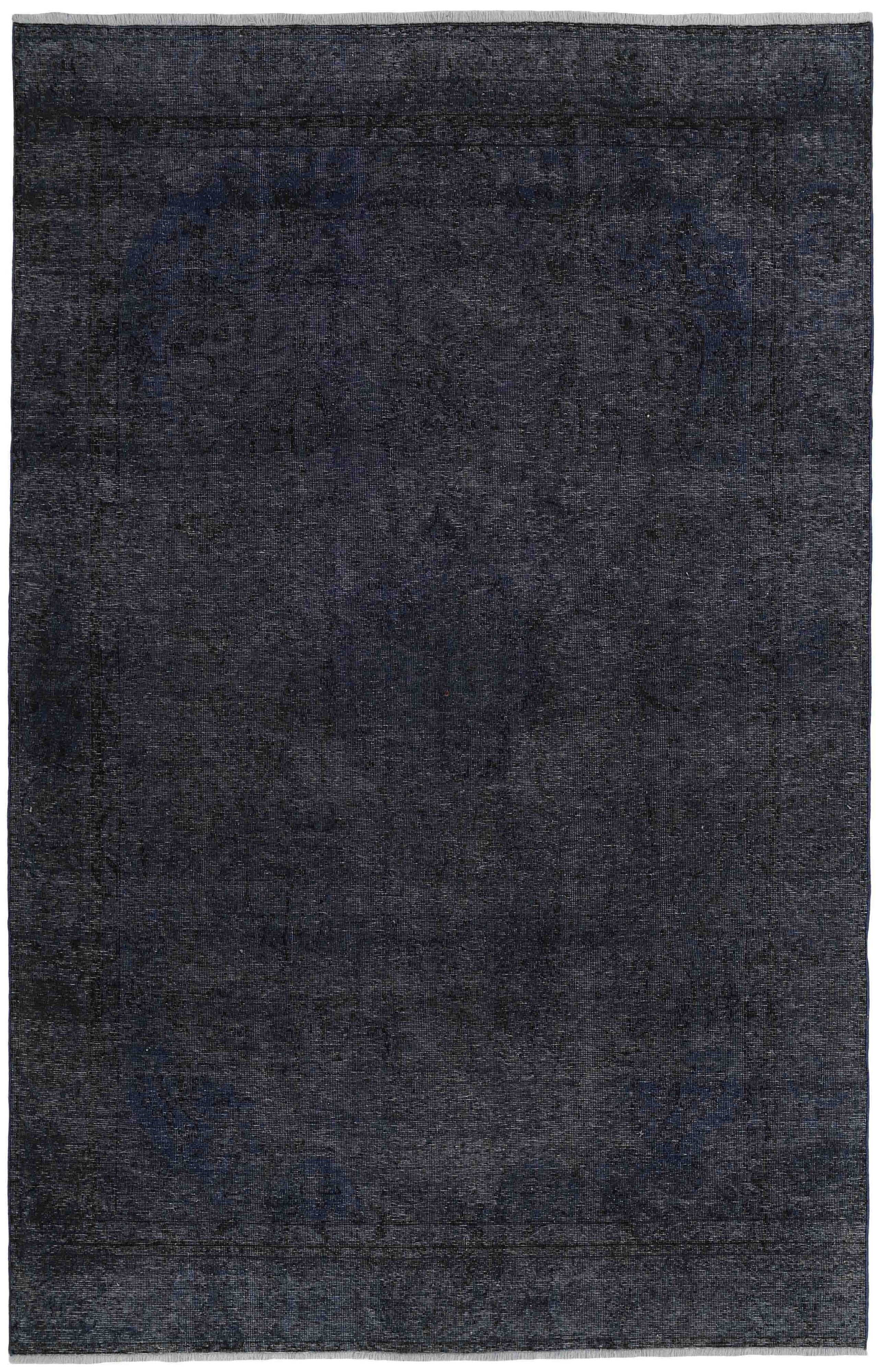 Antique Persian Hand-Knotted Vintage Rugs in Stonewashed, Recoloured Finishes - 191 cm x 298 cm
