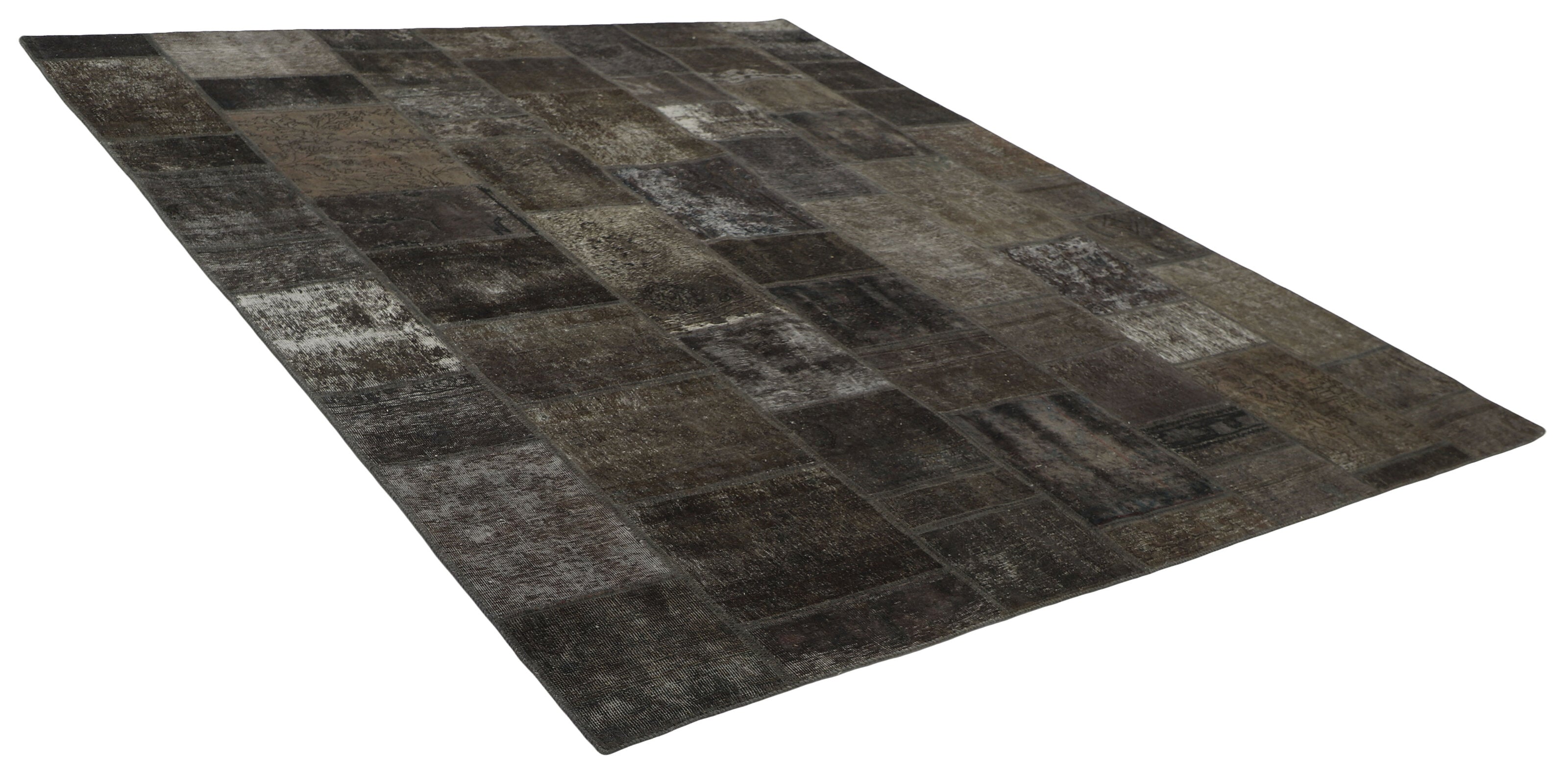 Antique Persian Handmade Vintage Royal Patchwork Rugs - 248 cm x 306 cm