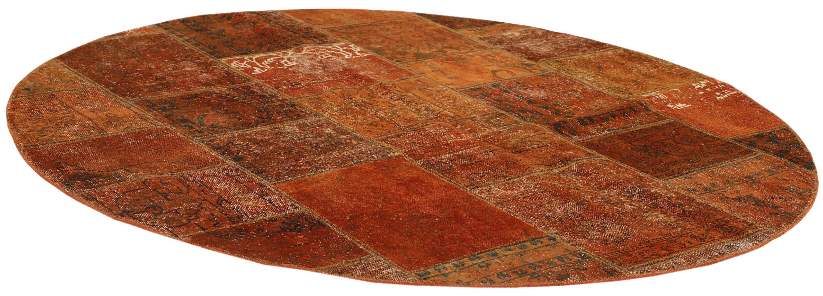 Antique Persian Handmade Vintage Royal Patchwork Rugs - 200 cm x 200 cm