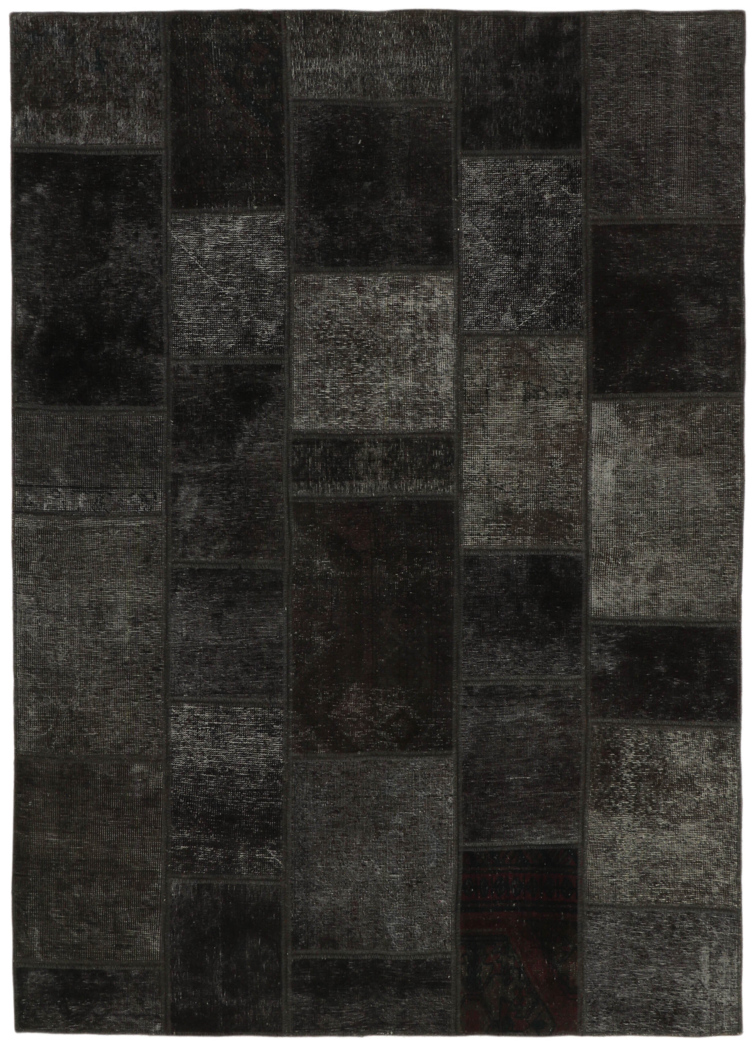 Vintage Royal Persian Handmade Patchwork Rugs - Large Size 172 cm x 238 cm for Antique Home Decor